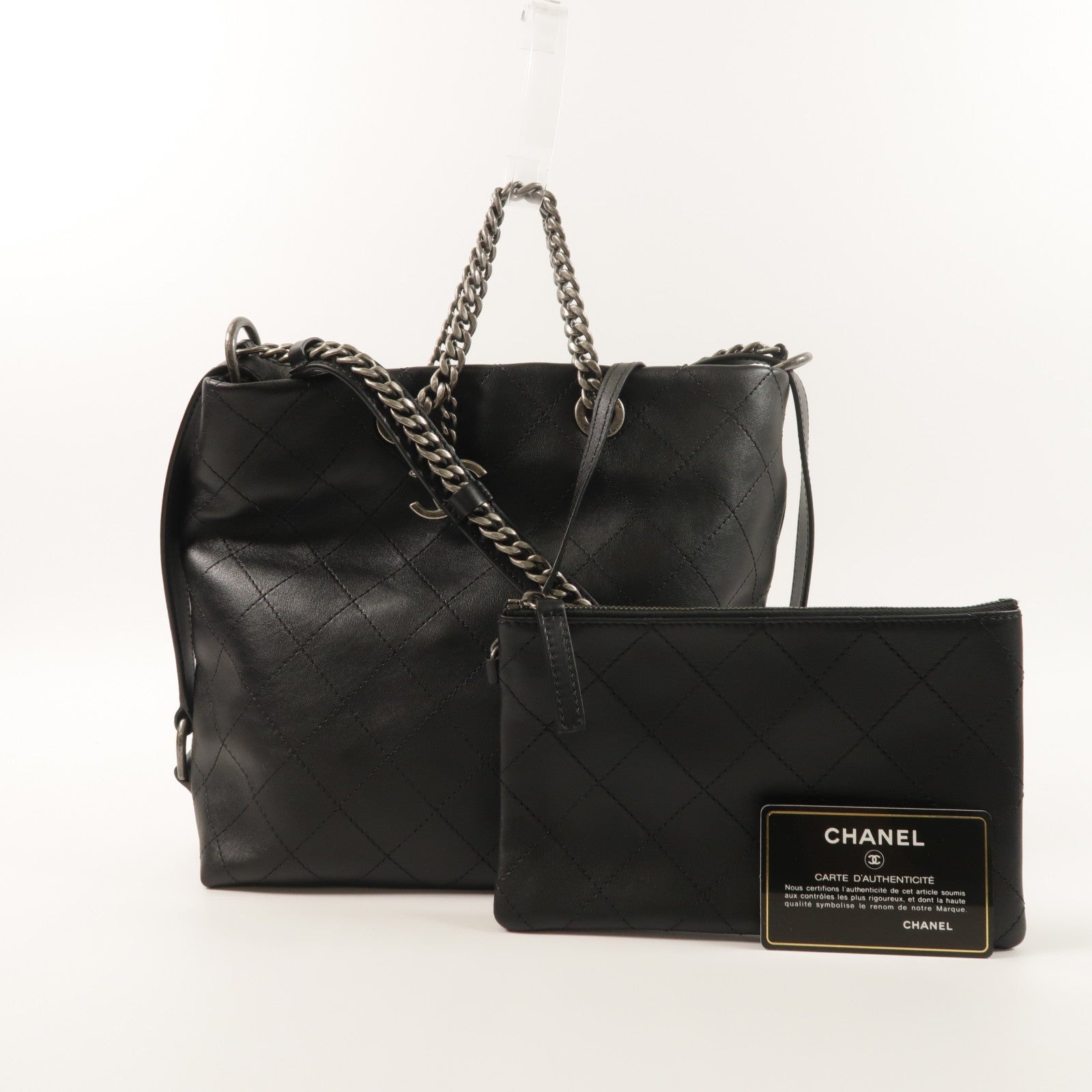 CHANEL 牛皮皮革Urban Allure Hobo Bag手挽肩背兩用袋