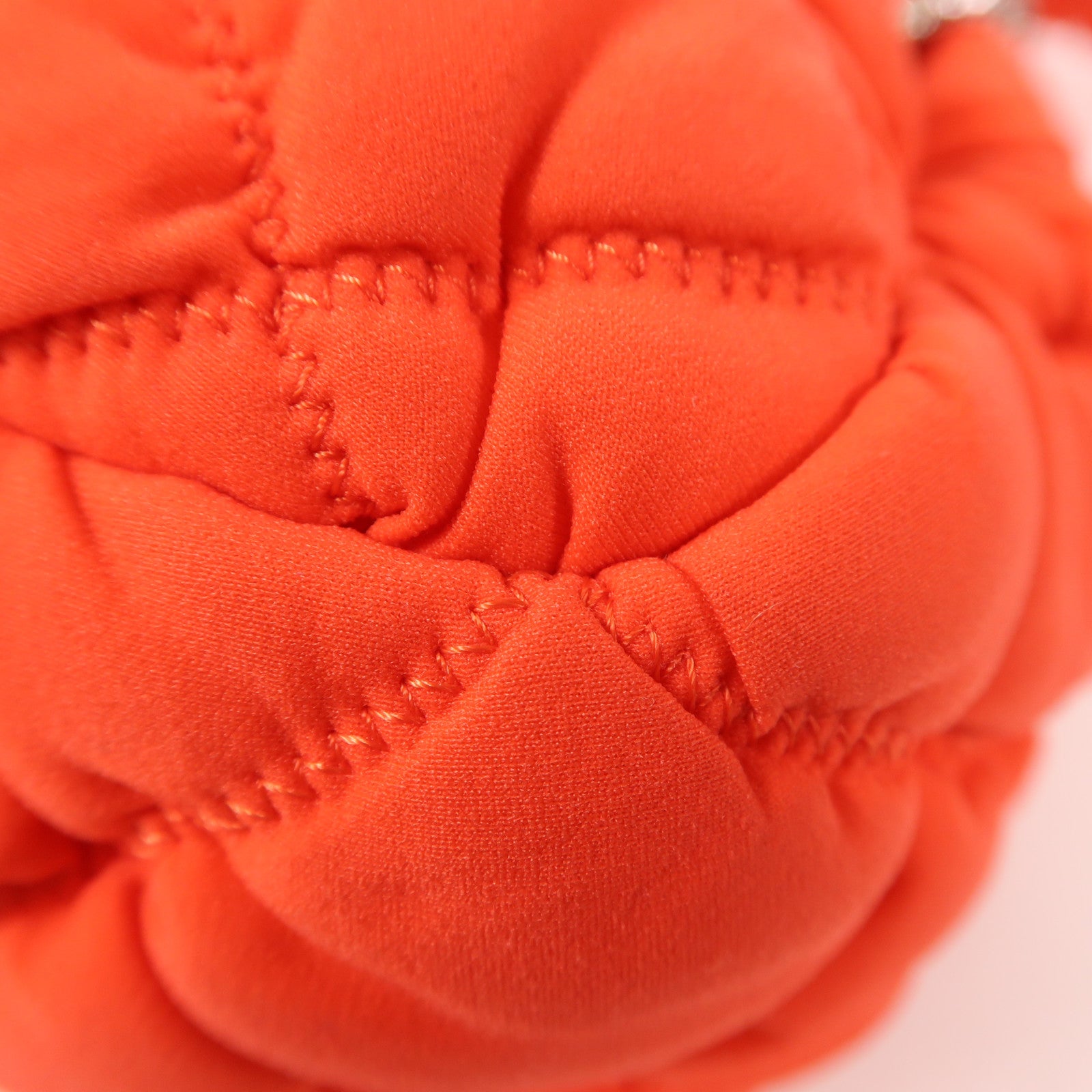 CHANEL 帆布Chain Shoulder銀扣鏈帶肩背袋