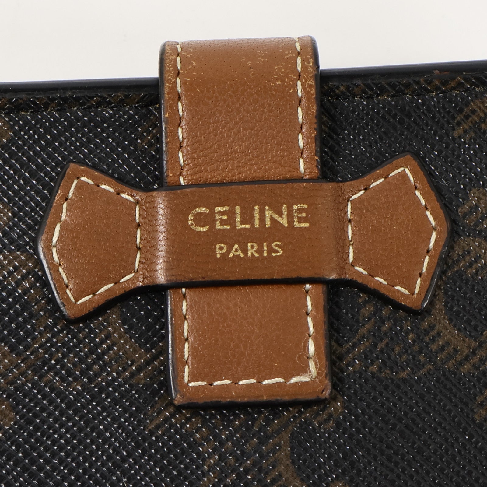 CELINE 帆布Triomphe Wallet錢包