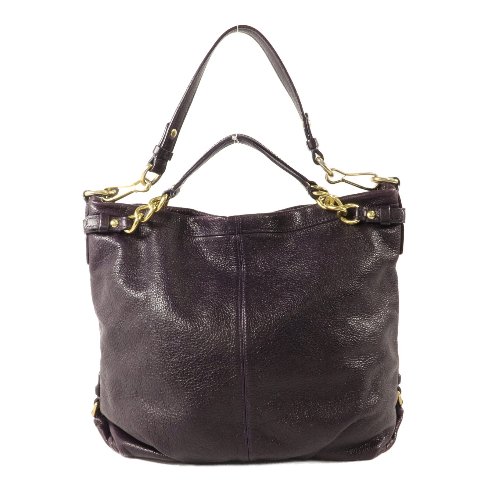 COACH 牛皮皮革2 Way Shoulder Bag手挽肩背兩用袋