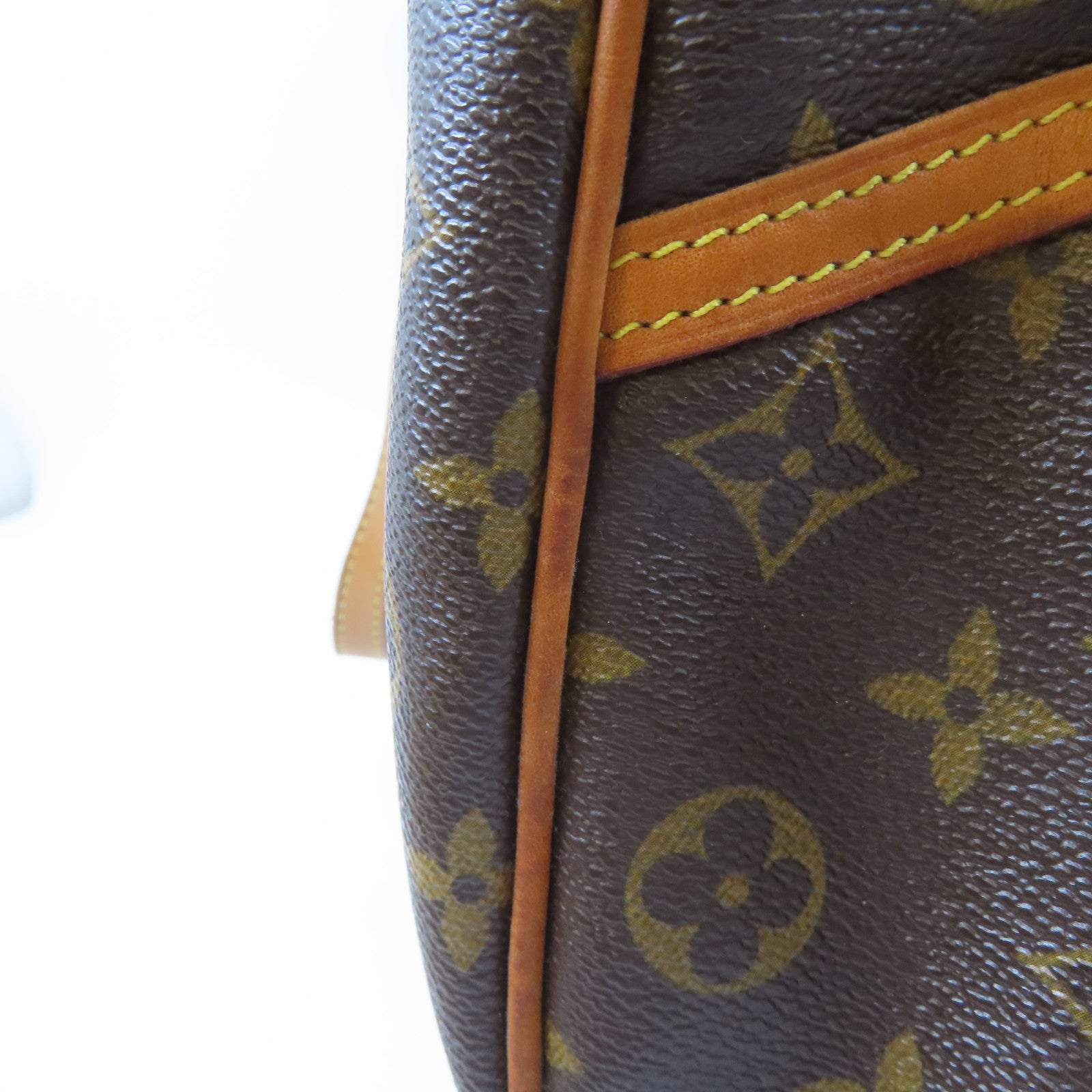 LOUIS VUITTON Monogram Montorgueil GM金扣肩背袋啡色