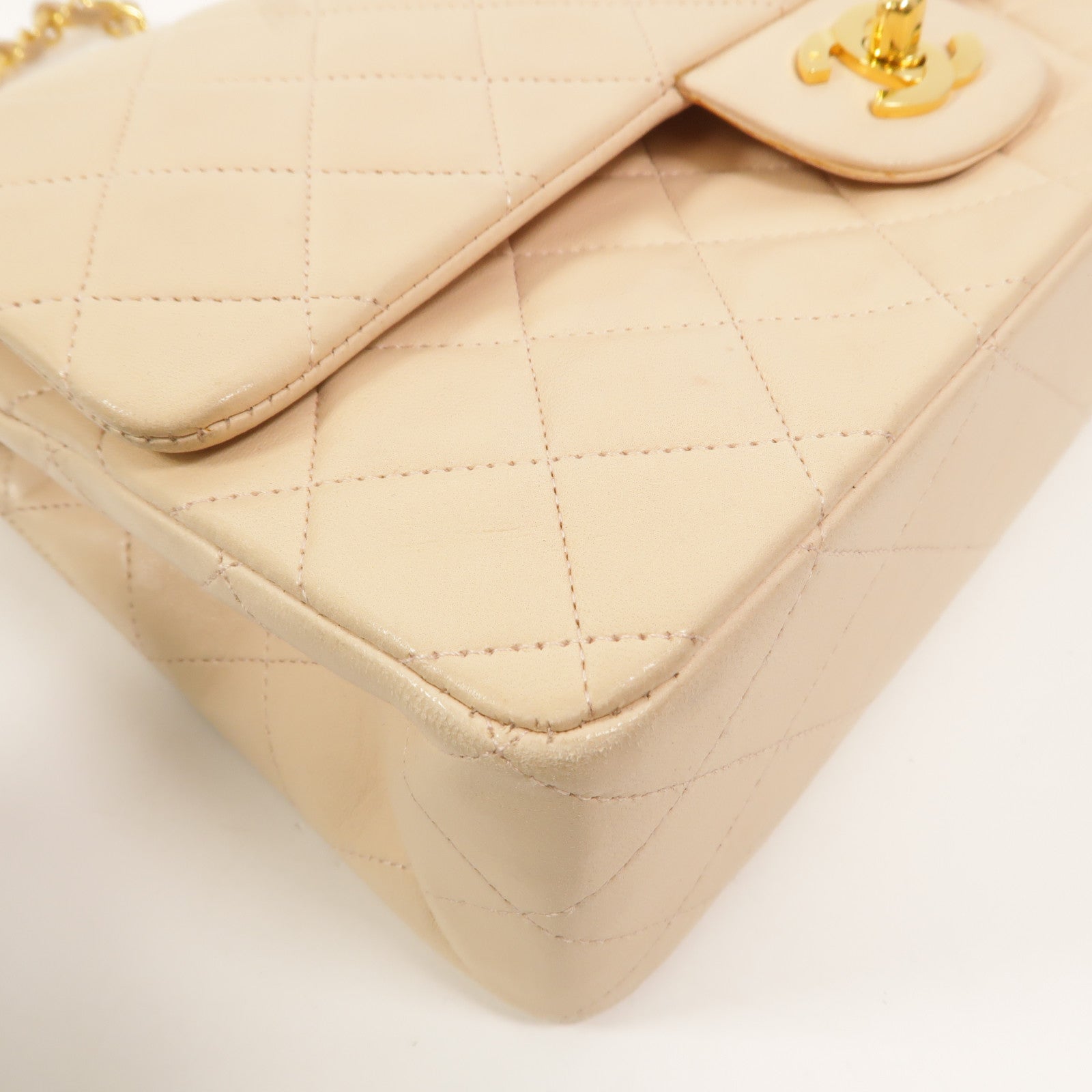 CHANEL 羊皮皮革Vintage Classic 25鏈帶肩背袋