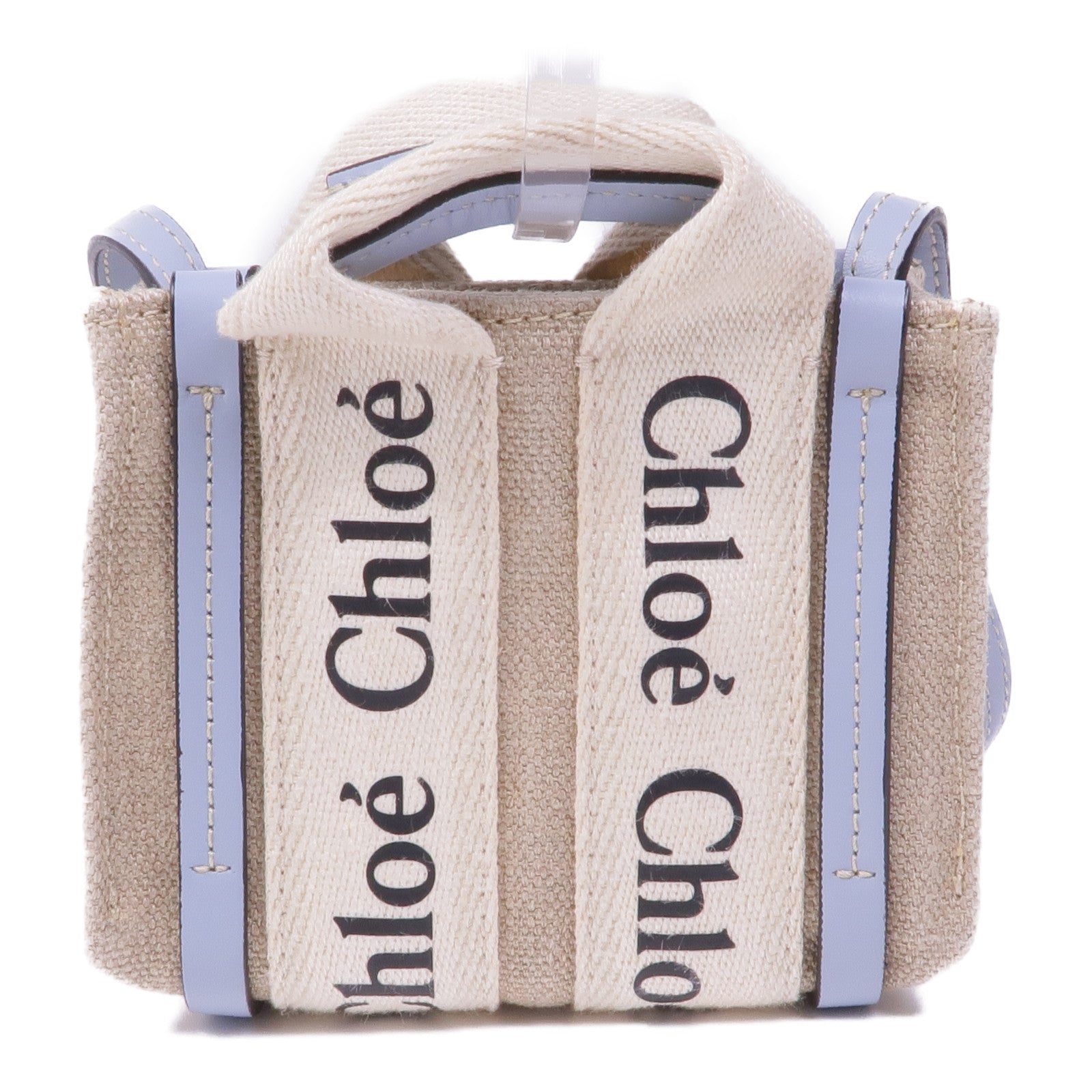 Chloe 帆布Nano Woody Tote手挽肩背兩用袋