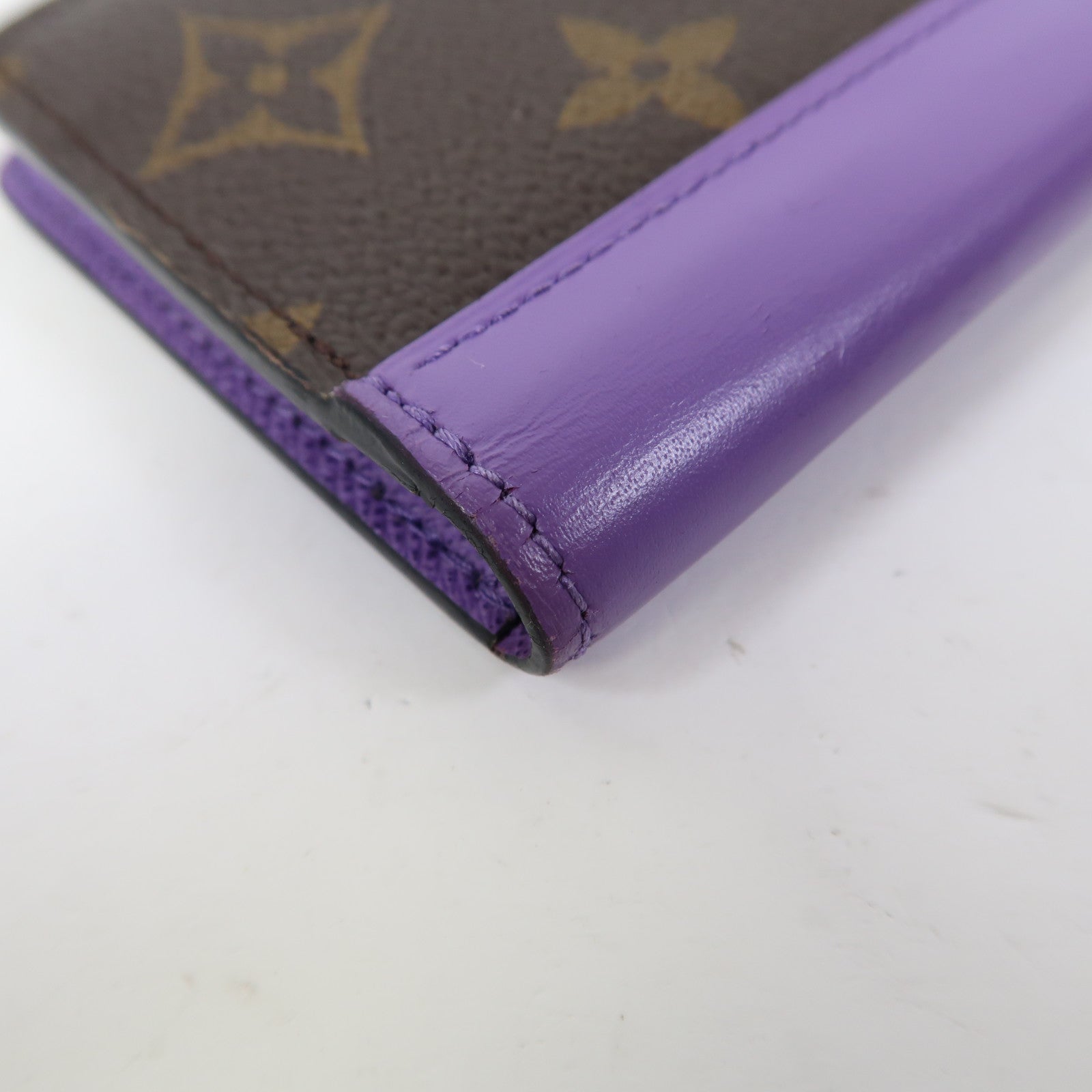 LOUIS VUITTON Monogram Pocket Organizer卡片套啡色/紫色