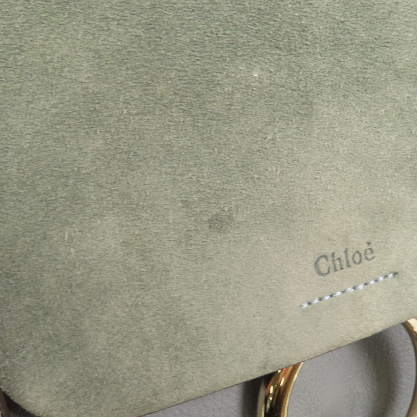 Chloe 【激減優惠】牛皮皮革/麂皮皮革Faye Backpack金扣背包肩背兩用袋