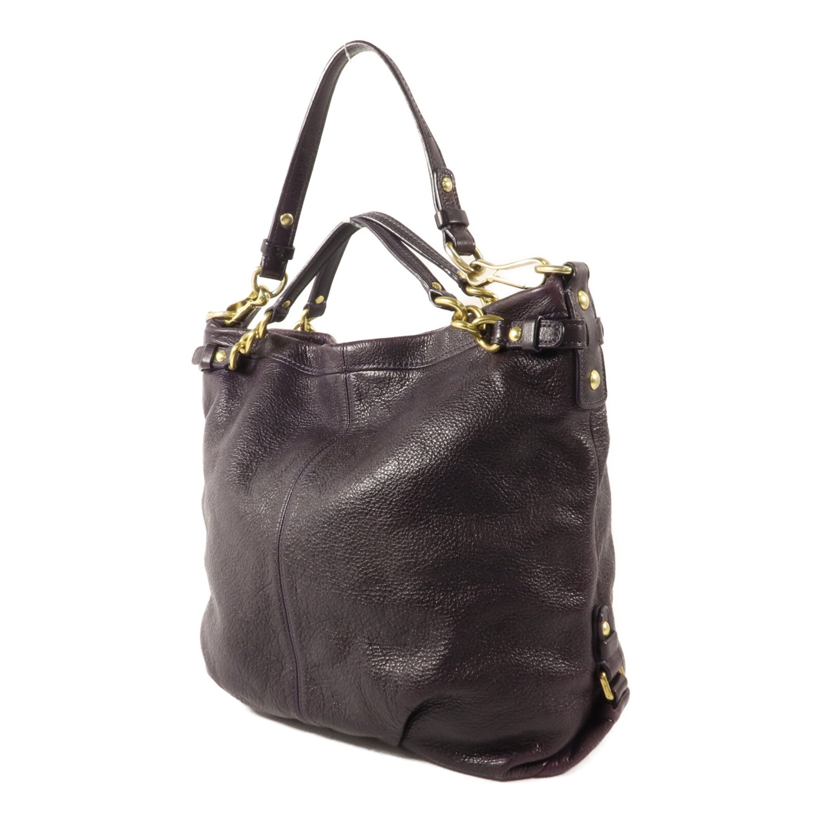 COACH 牛皮皮革2 Way Shoulder Bag手挽肩背兩用袋