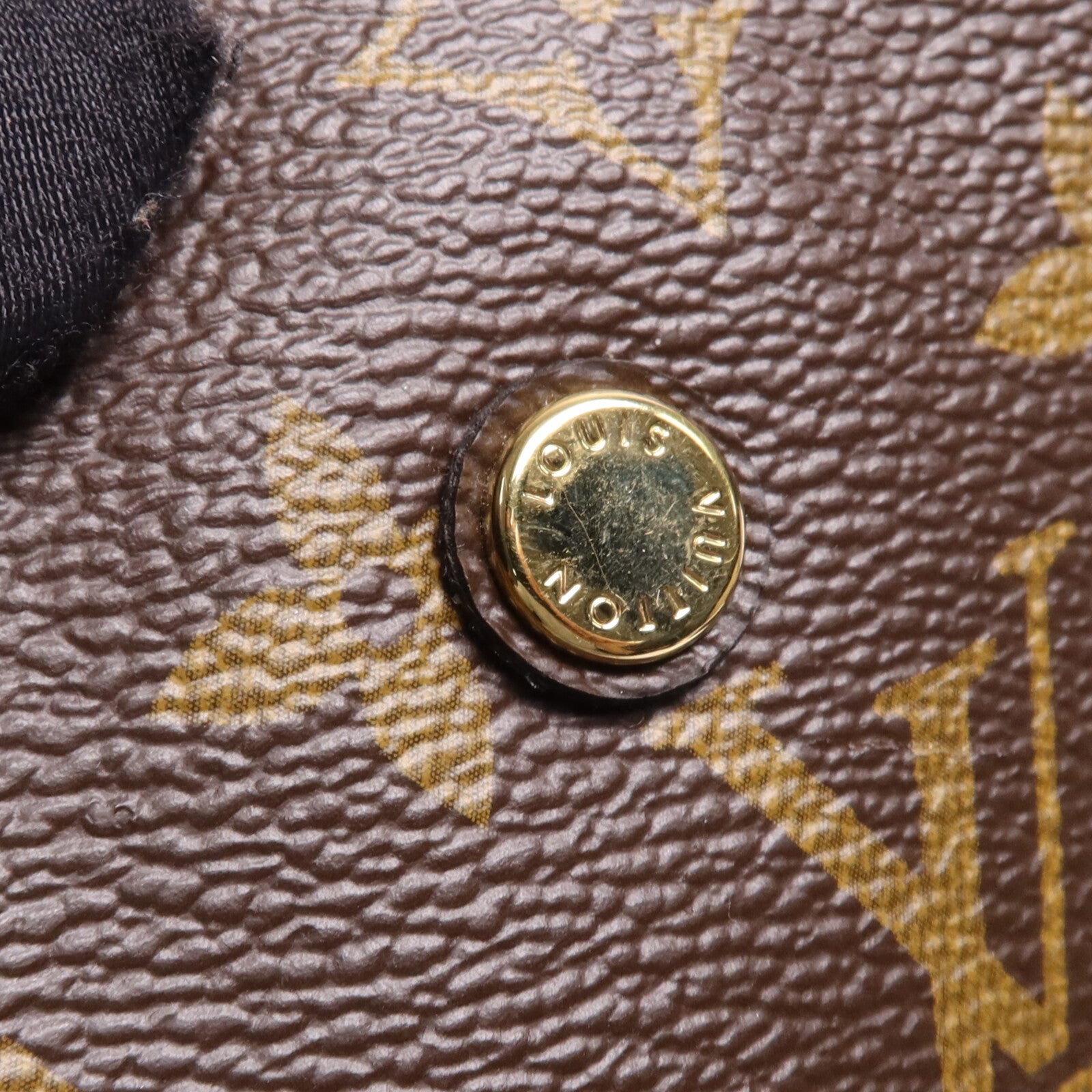 LOUIS VUITTON Monogram Montaigne MM金扣手挽肩背兩用袋