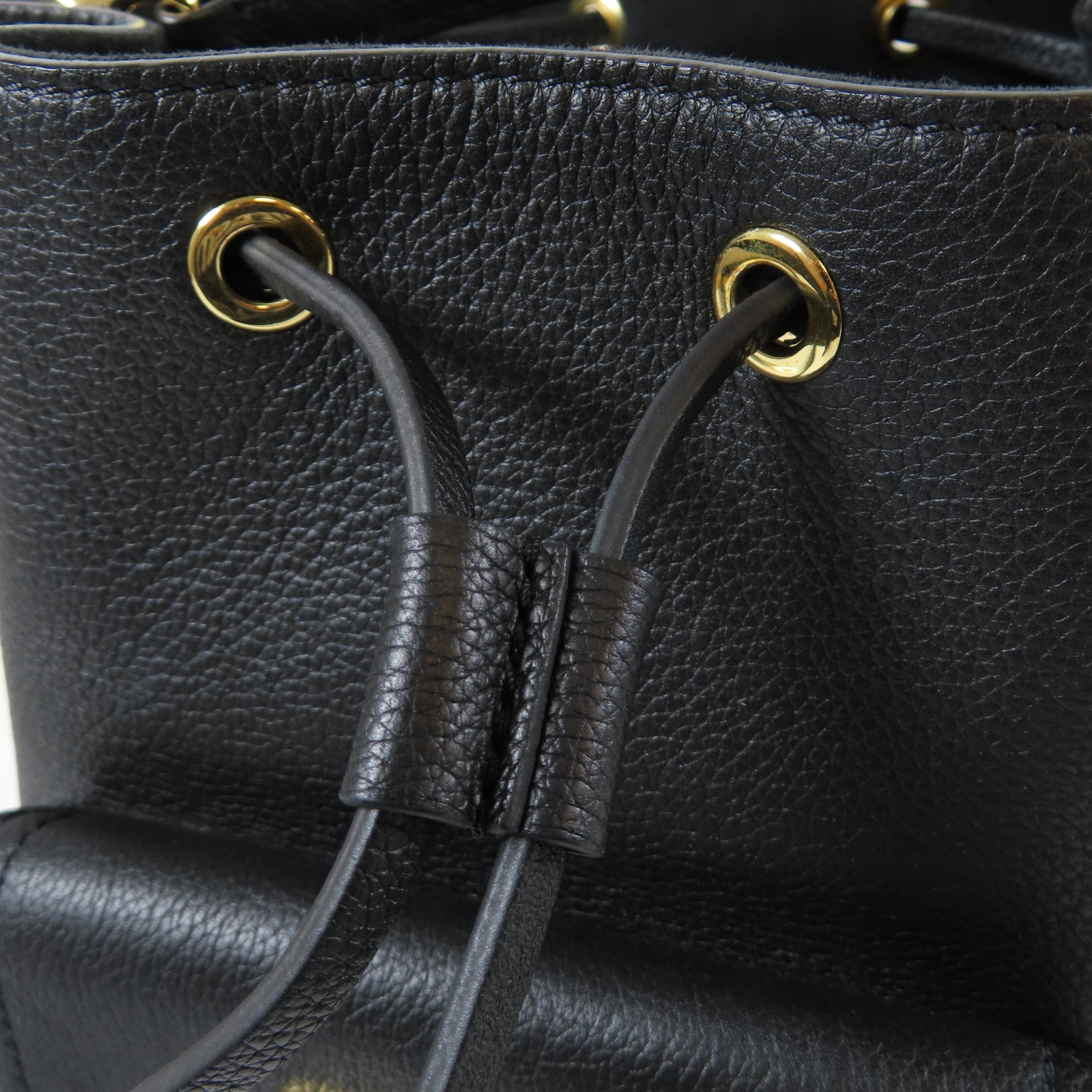 LOUIS VUITTON 牛皮皮革Lockme金扣手挽肩背兩用袋黑色