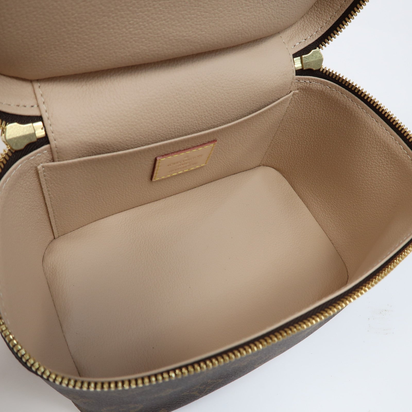 LOUIS VUITTON Monogram Nice Mini金扣手挽袋啡色