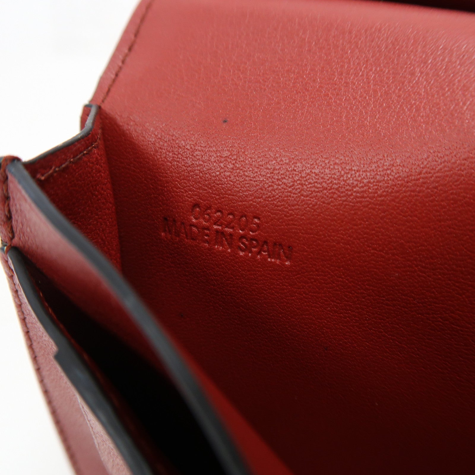 LOEWE 【激減優惠】牛皮皮革Long Wallet銀扣長錢包啡色