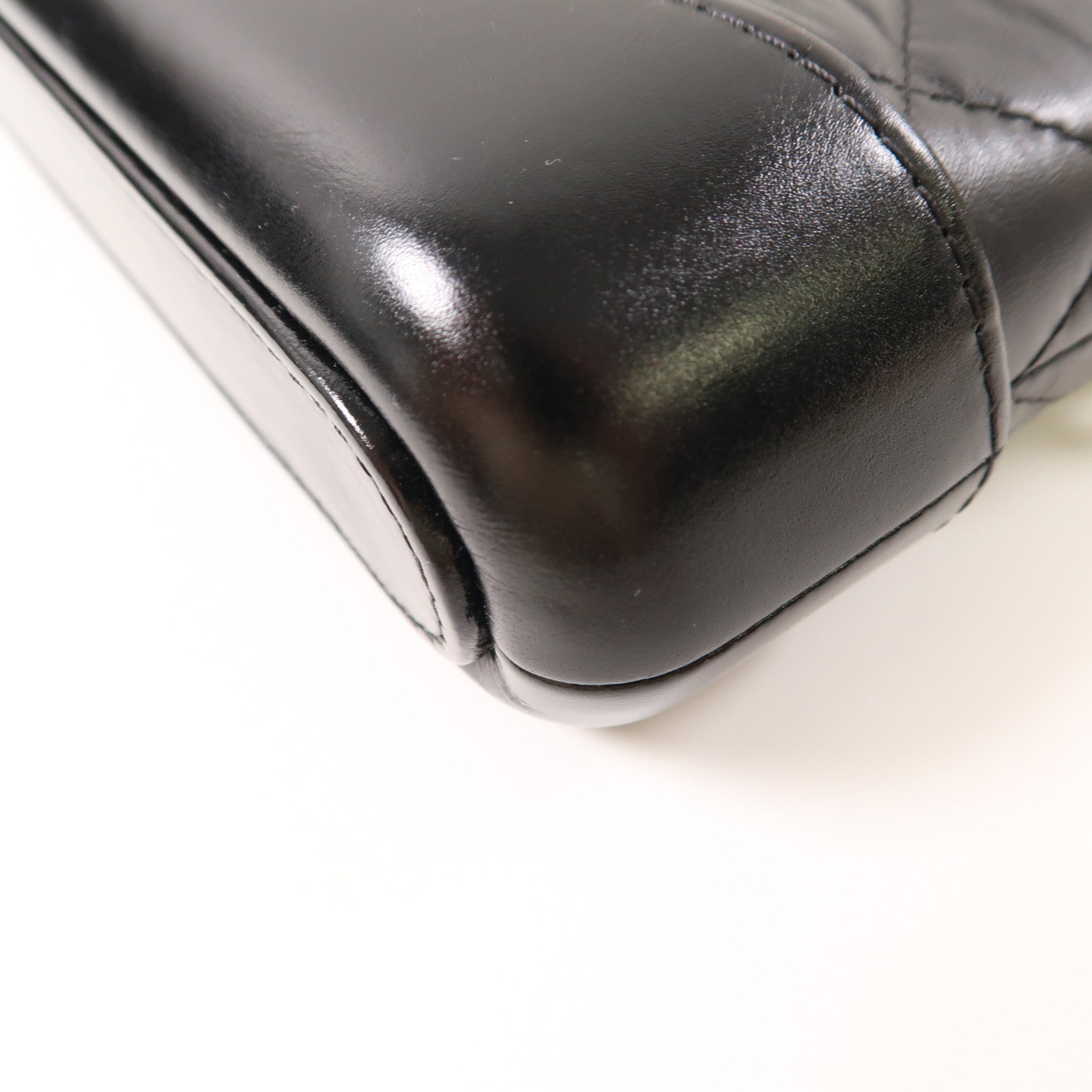 CHANEL 牛皮皮革Gabrielle WOC Wallet On Chain Shoulder Bag金扣鏈帶肩背袋