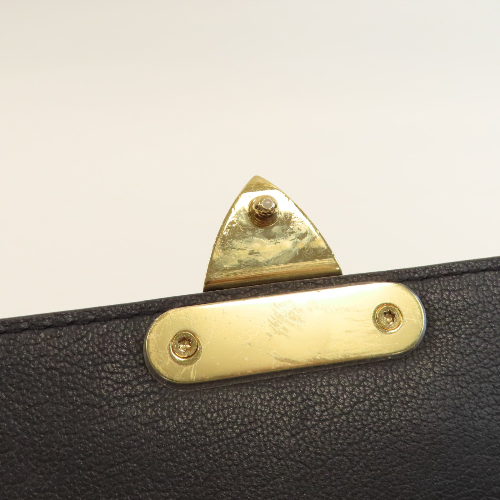 LOUIS VUITTON Monogram Marceau金扣鏈帶肩背袋啡色