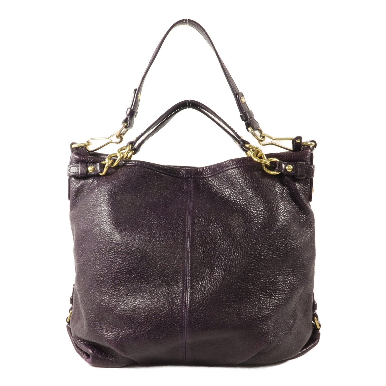 COACH 牛皮皮革2 Way Shoulder Bag手挽肩背兩用袋