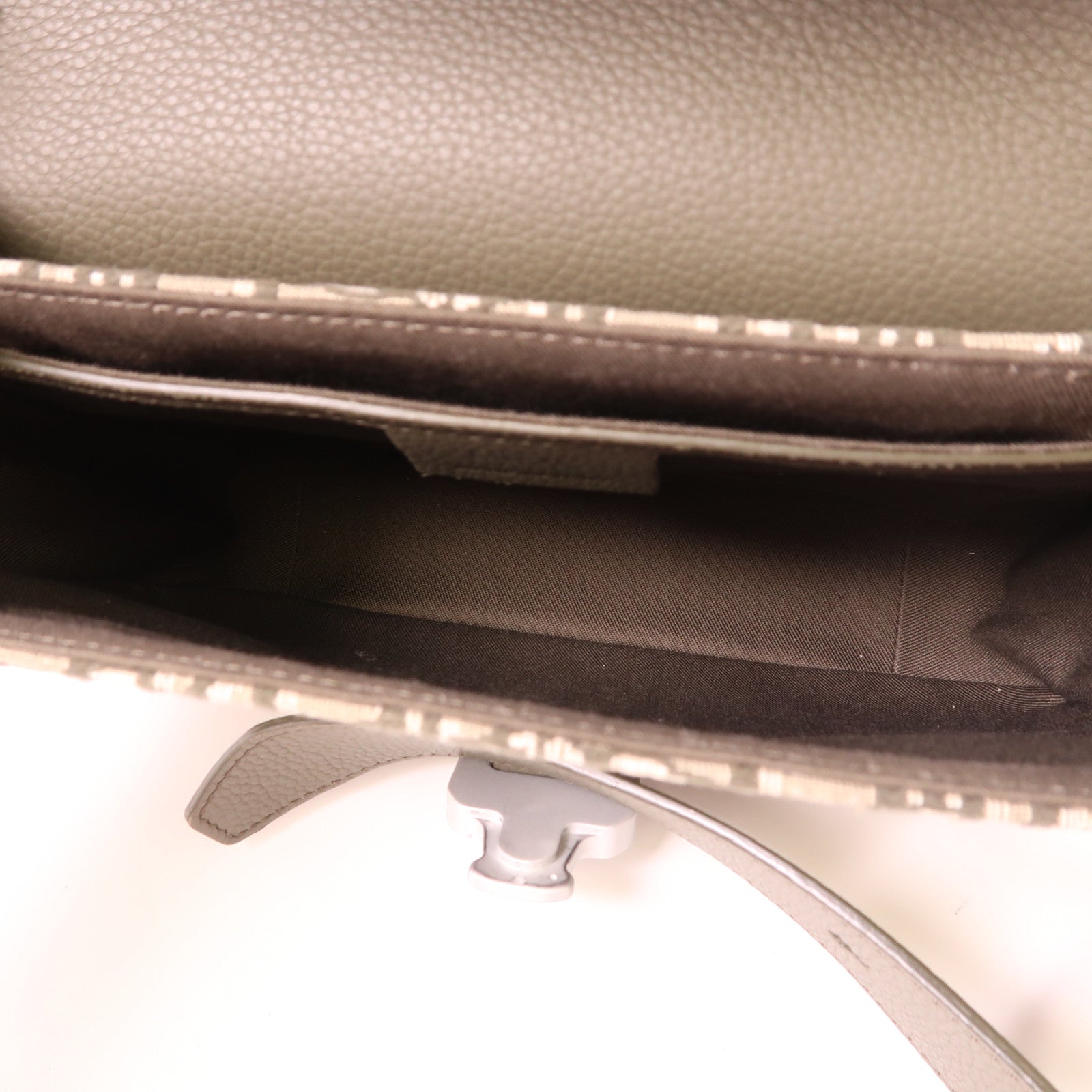 Dior 帆布Dior Oblique Shoulder Bag銀扣肩背袋