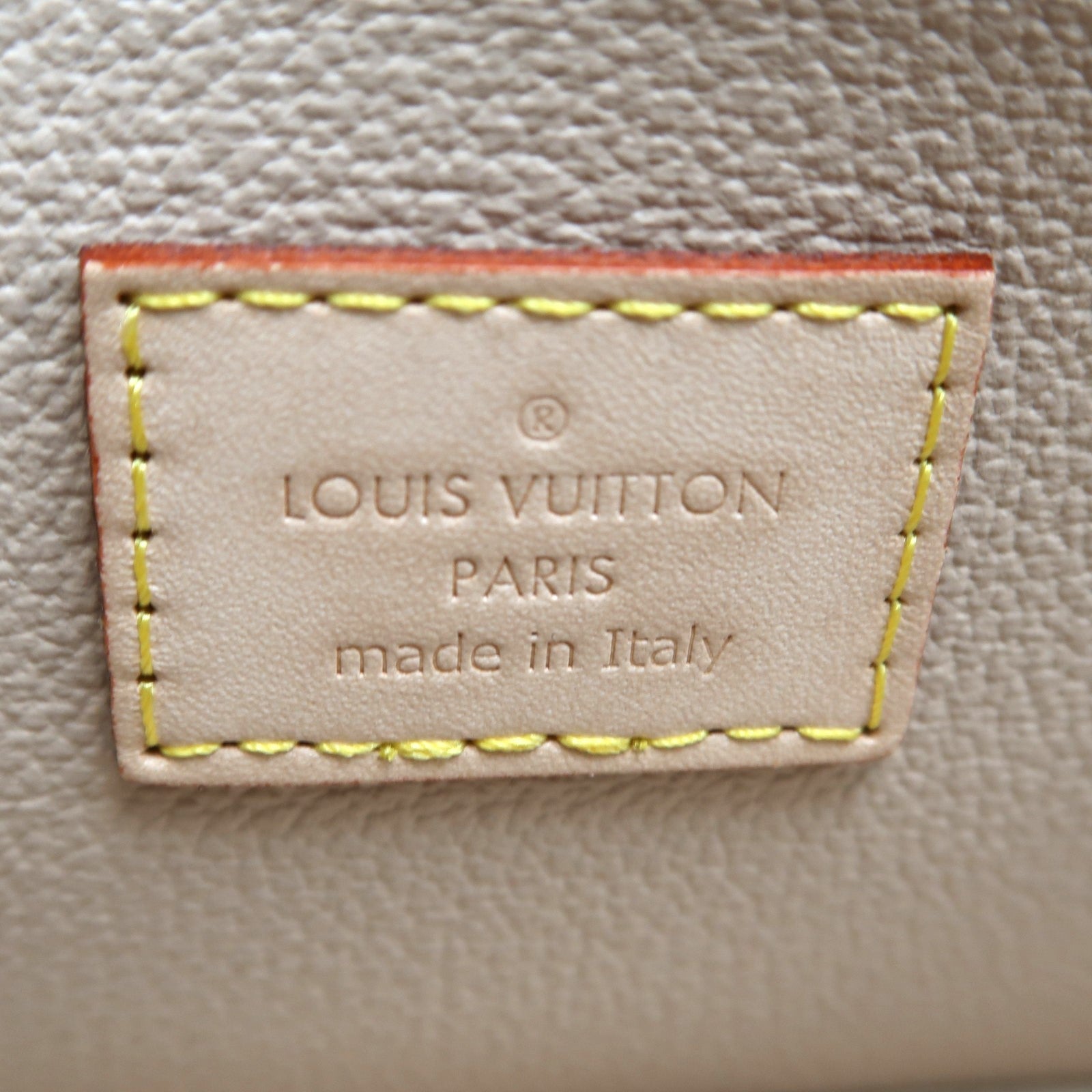 LOUIS VUITTON Monogram Nice Mini金扣手挽袋啡色
