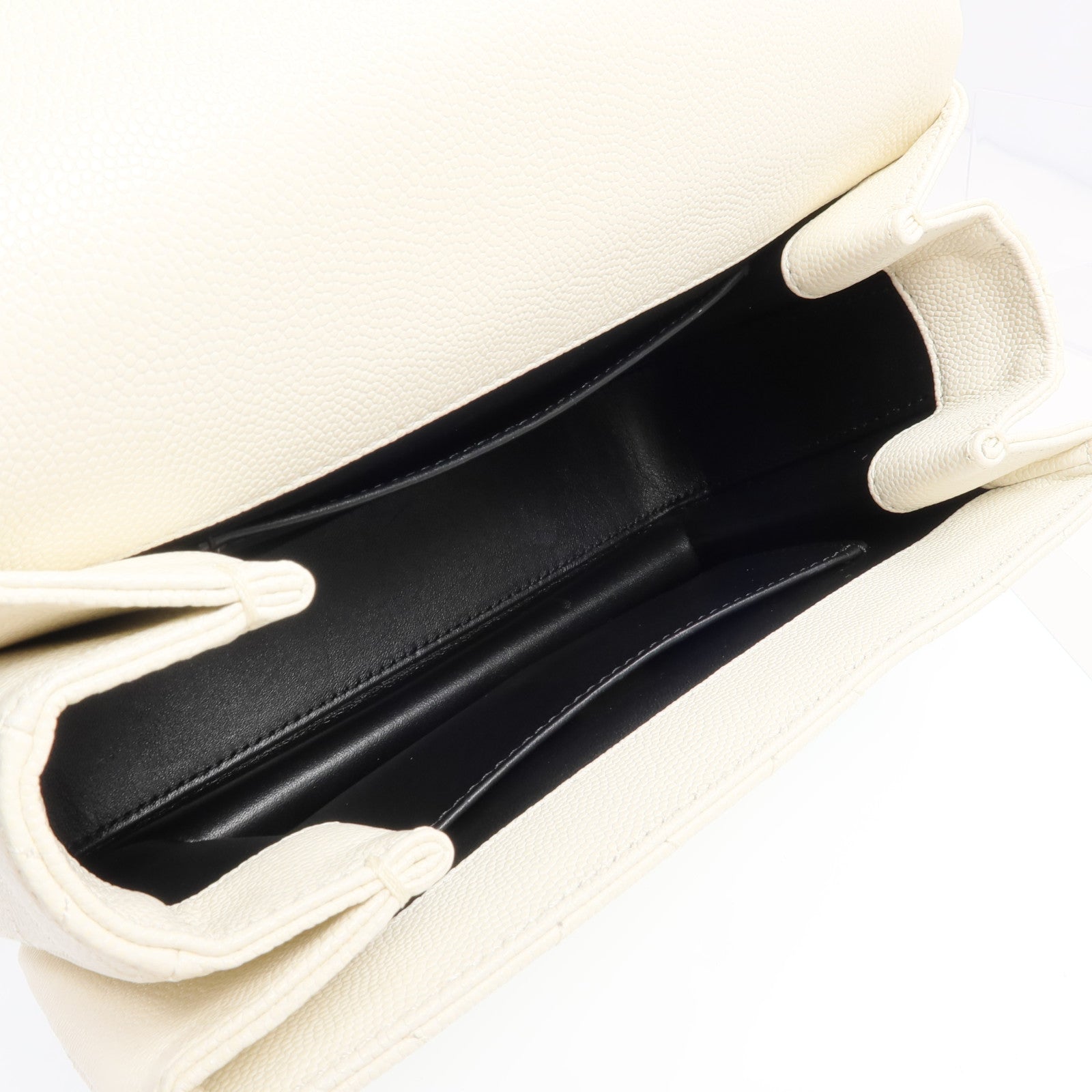CHANEL 牛皮皮革Chain Shoulder Bag金扣鏈帶肩背袋