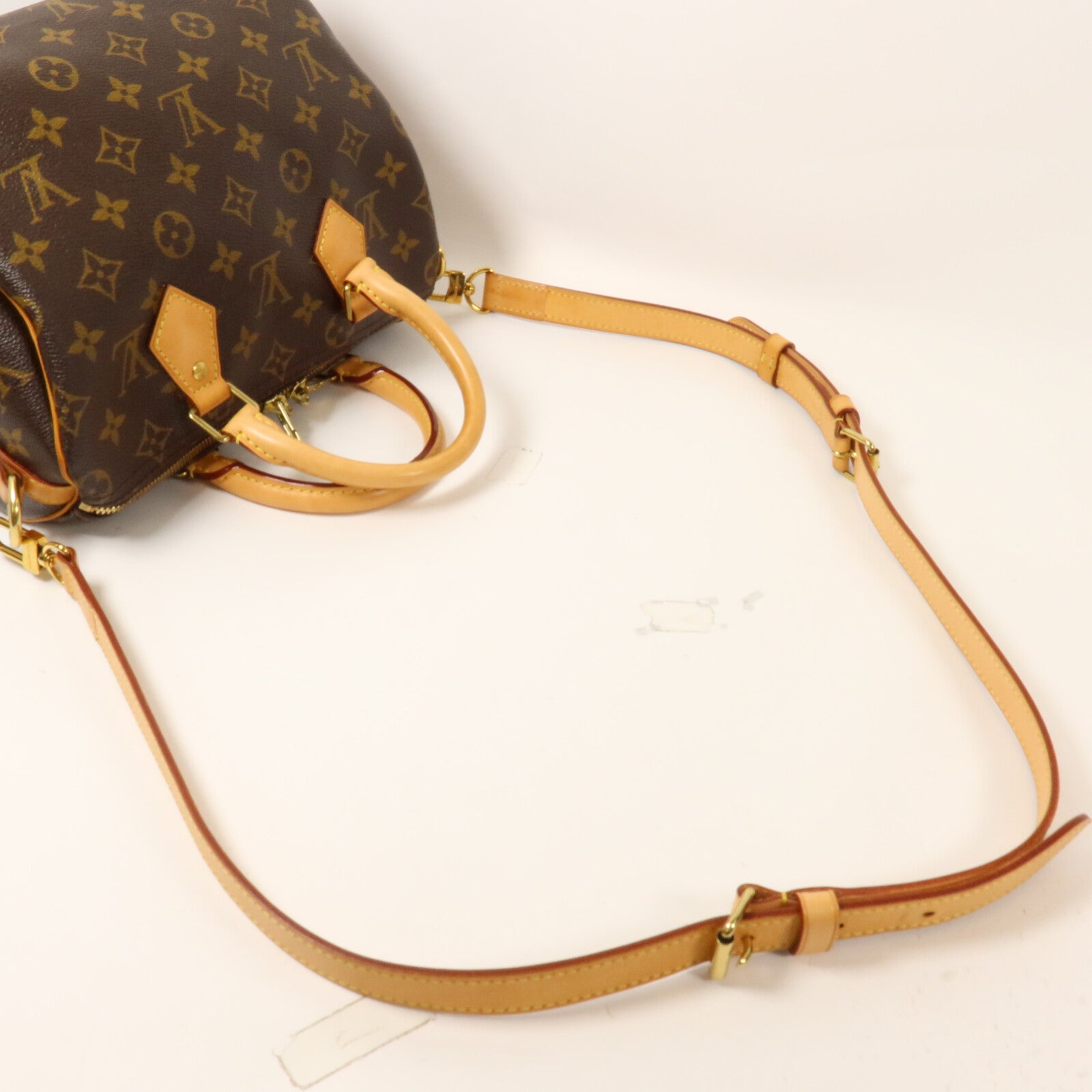 LOUIS VUITTON Monogram Speedy Bandouliere 25手挽肩背兩用袋