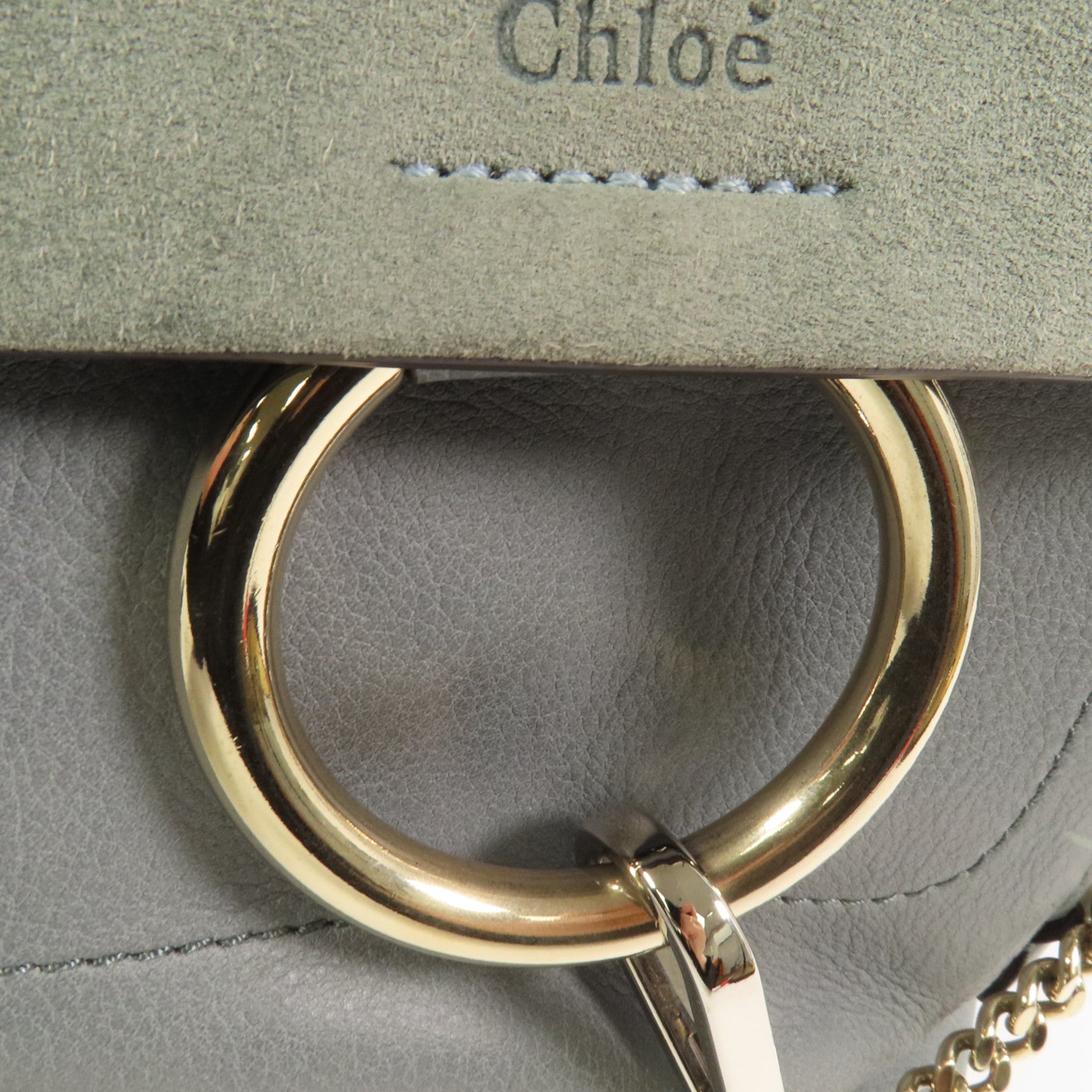 Chloe 【激減優惠】牛皮皮革/麂皮皮革Faye Backpack金扣背包肩背兩用袋