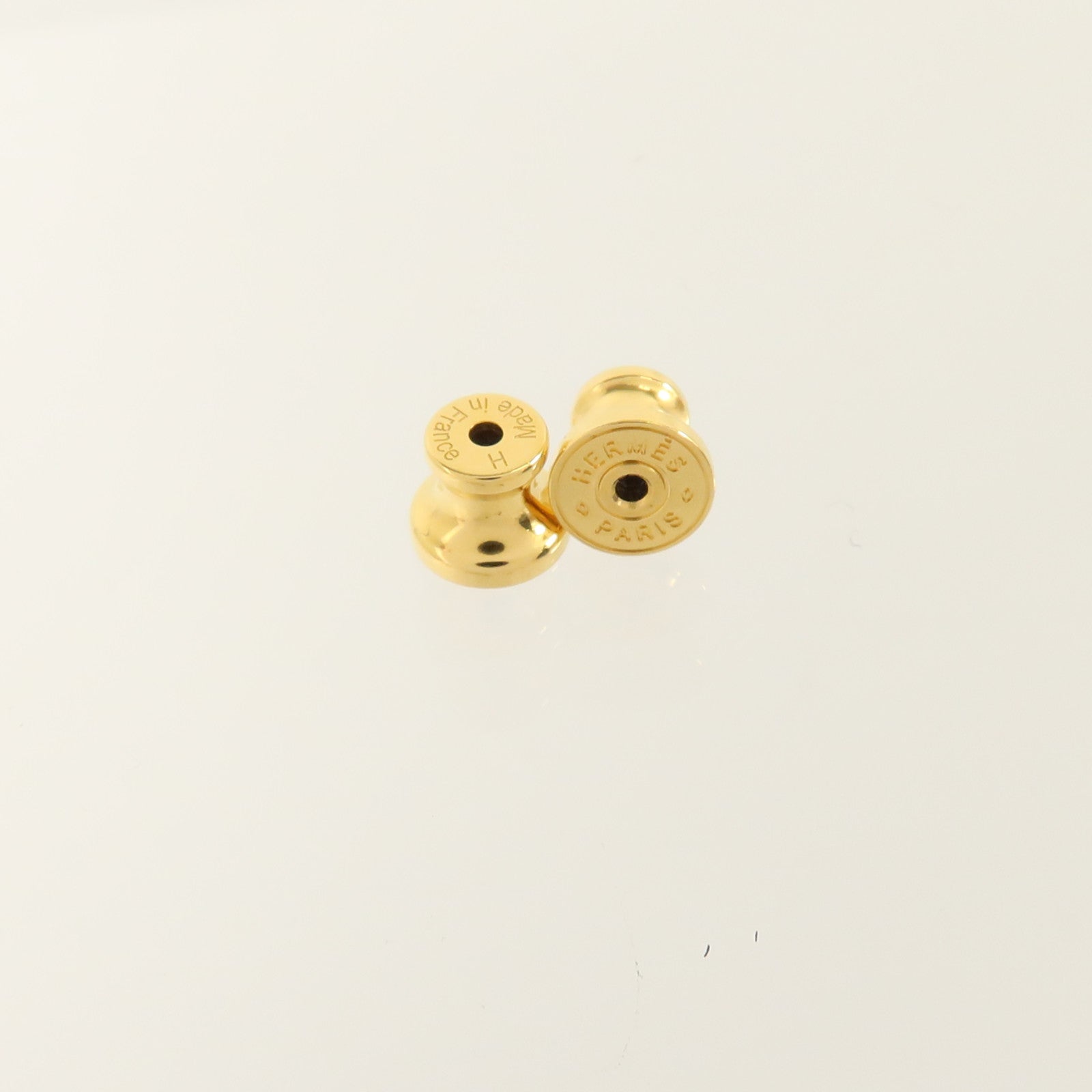 HERMES 金屬/Swift皮革Disco Faubourg Earrings耳環
