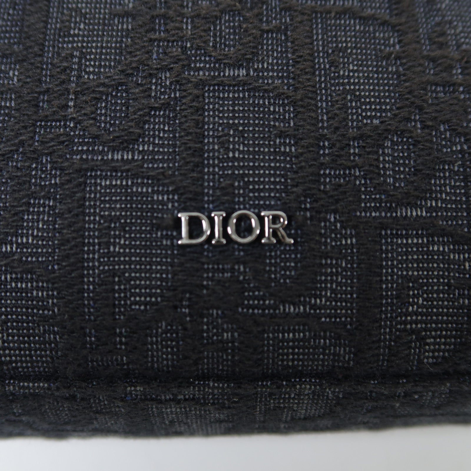 Dior 帆布Safari North-South Mini Tote Bag銀扣手挽肩背兩用袋
