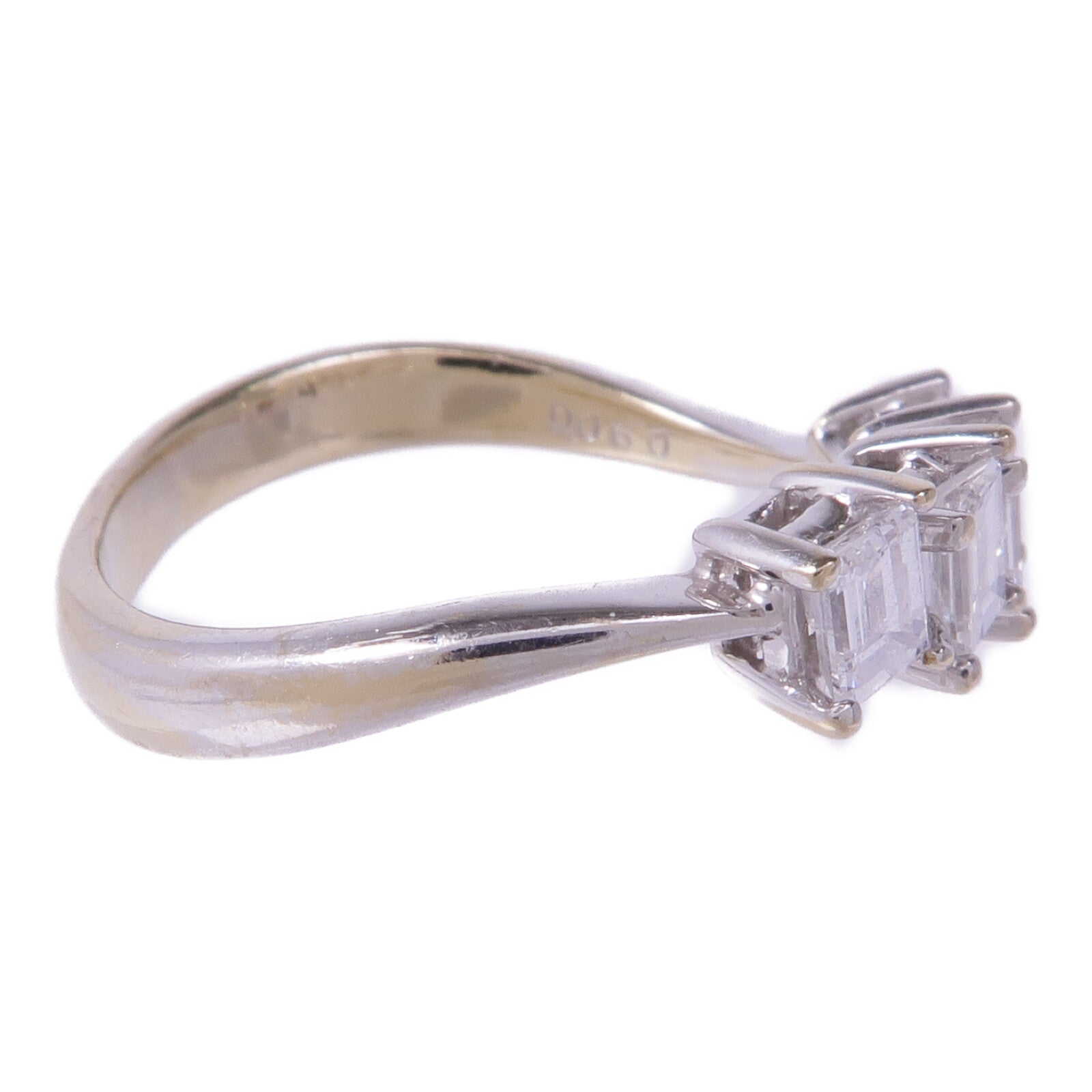 JEWELRY 【激減優惠】18K白金Diamond Ring鑽石戒指US#5