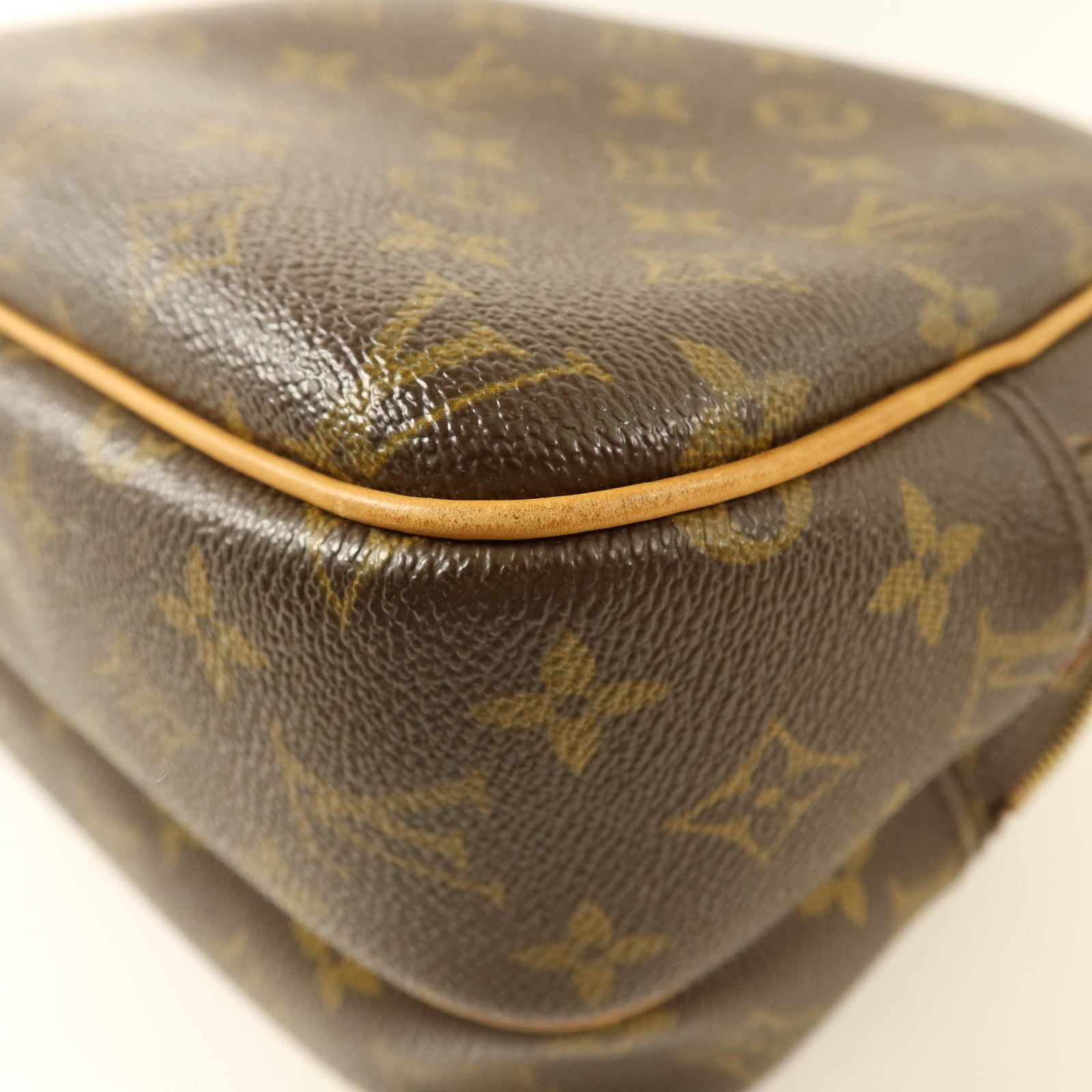 LOUIS VUITTON Monogram Reporter PM金扣肩背袋