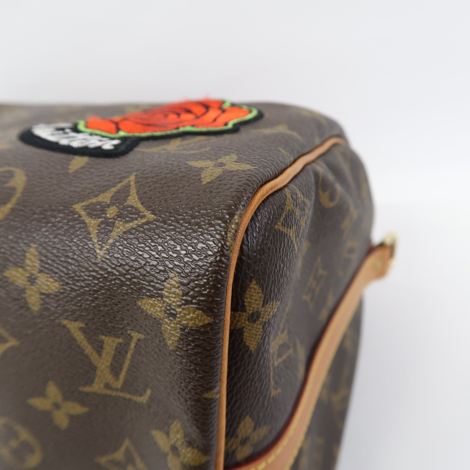 LOUIS VUITTON Monogram Speedy Bandoulière 30金扣手挽肩背兩用袋啡色