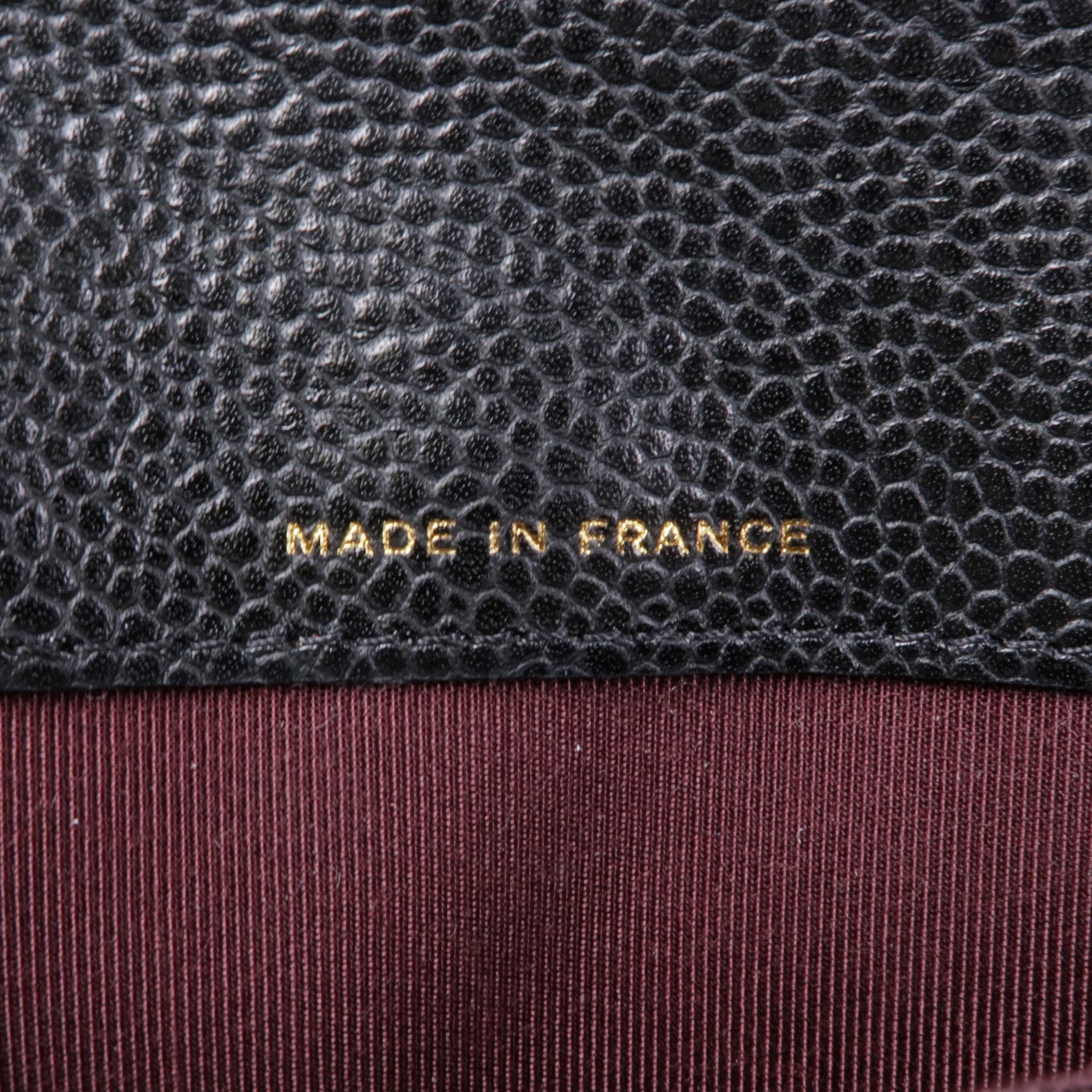 CHANEL 牛皮皮革Long Wallet金扣長錢包