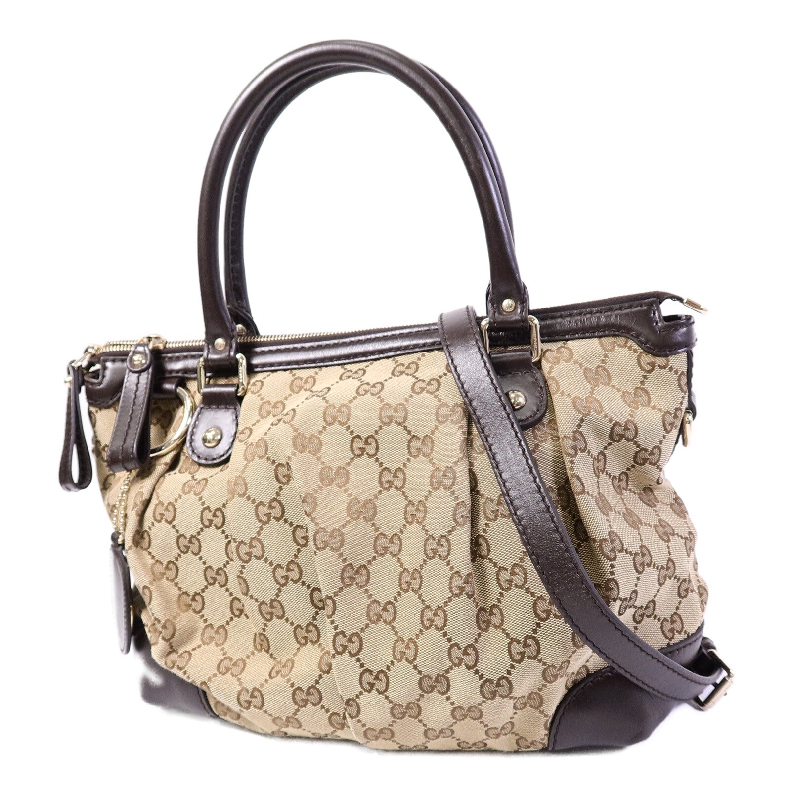 GUCCI 帆布2 Way Shoulder Bag手挽肩背兩用袋