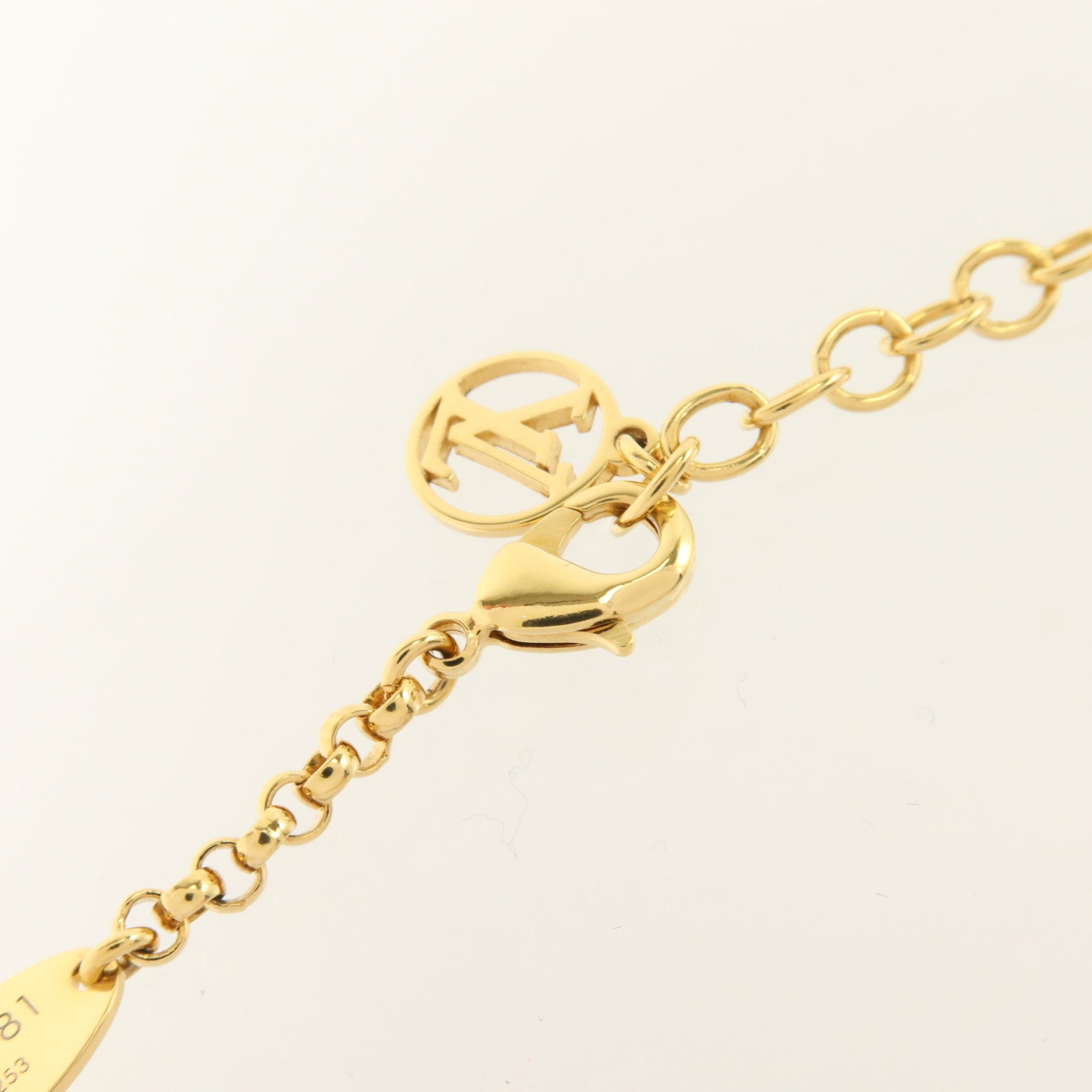 LOUIS VUITTON PVC/金屬LV x YK Infinity Dots Necklace項鏈