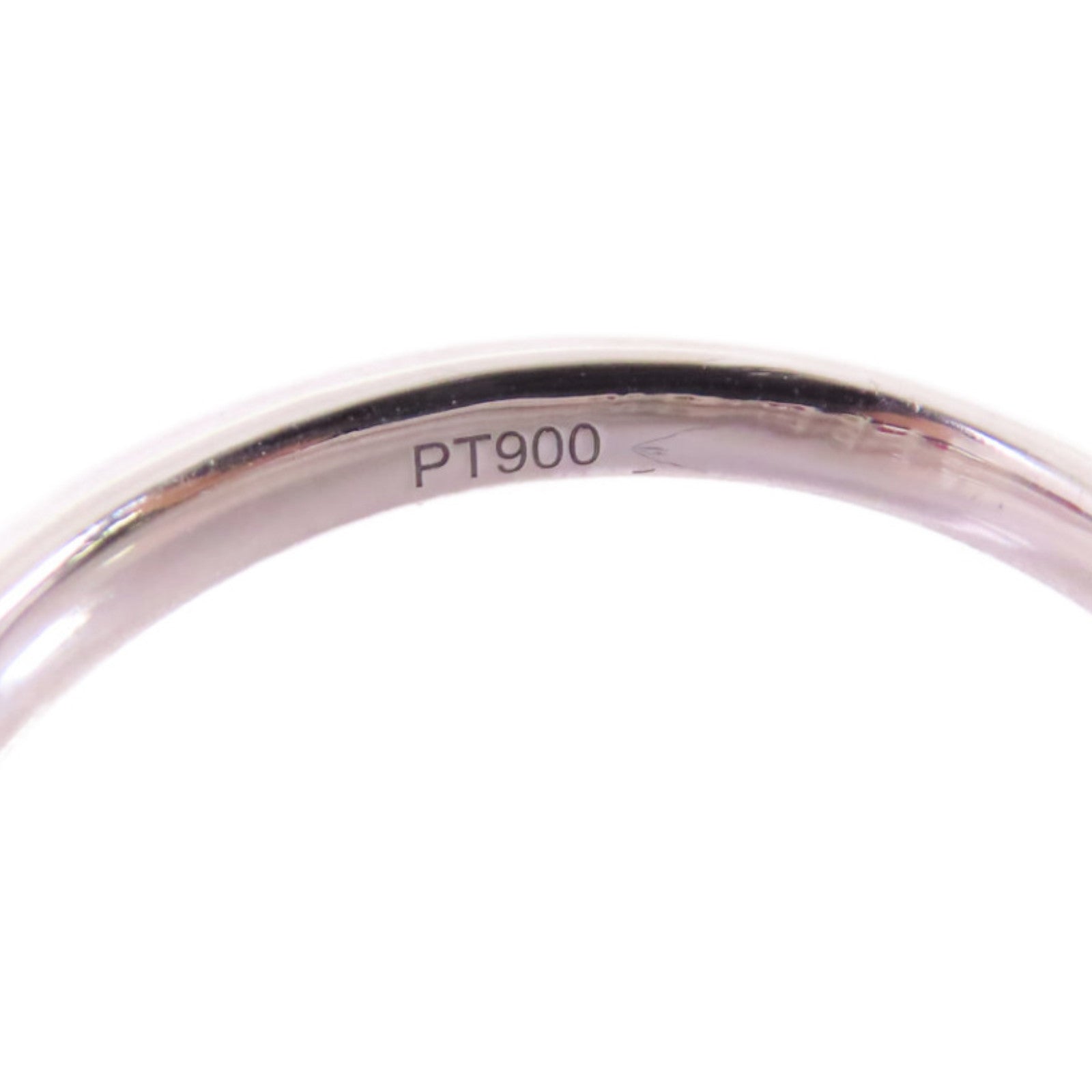 JEWELRY PT900鉑金Sapphire/Diamond Ring 0.82ct紅寶石/0.13ct鑽石戒指US#6.75