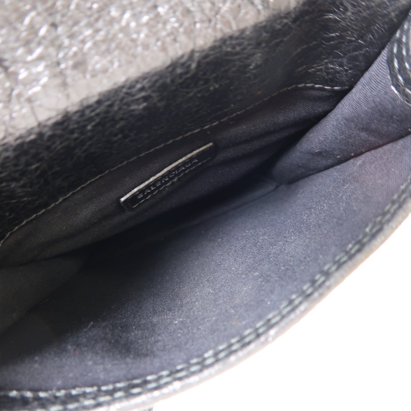BALENCIAGA 牛皮皮革Shoulder Bag肩背袋黑色