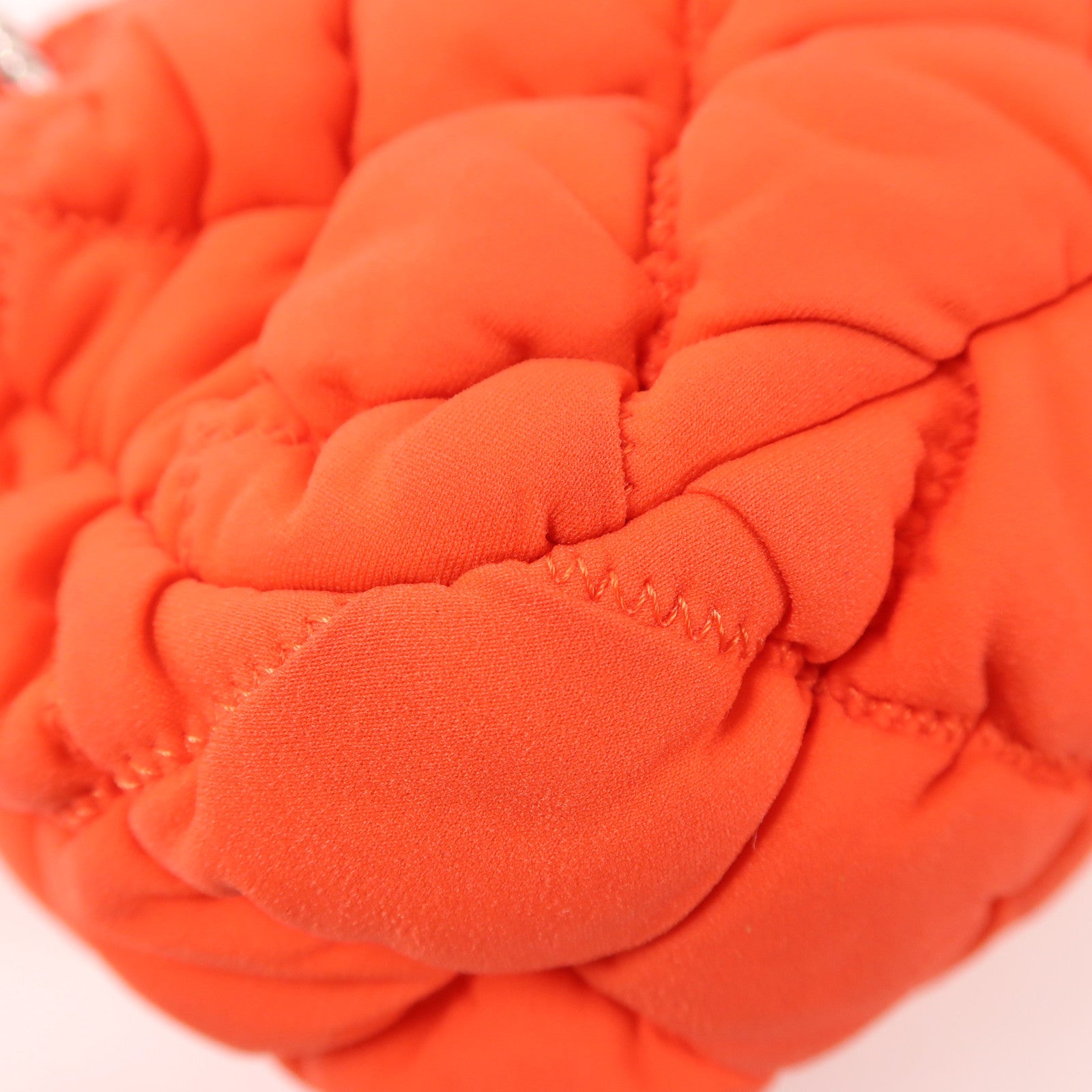 CHANEL 帆布Chain Shoulder銀扣鏈帶肩背袋