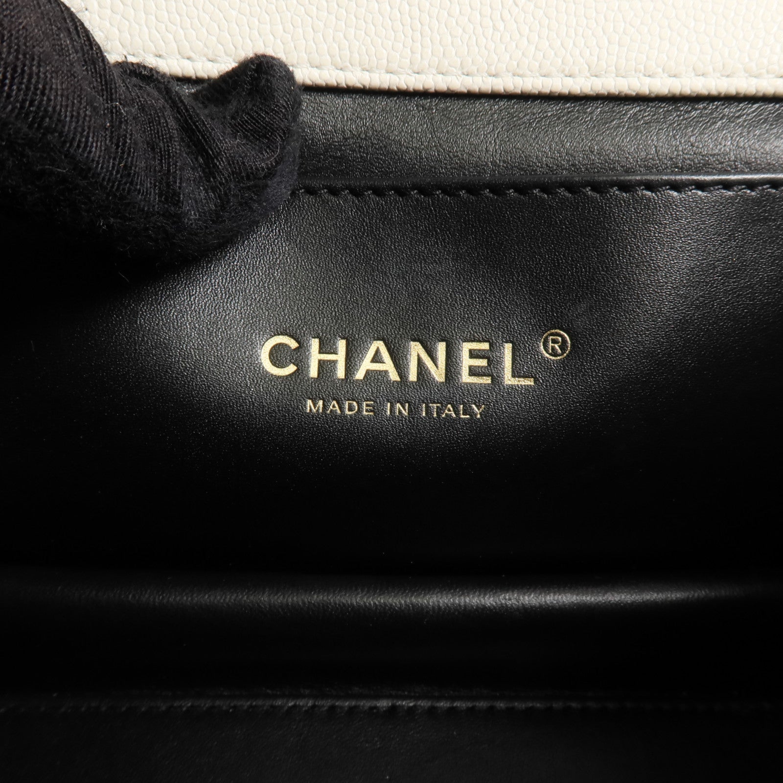 CHANEL 牛皮皮革Chain Shoulder Bag金扣鏈帶肩背袋