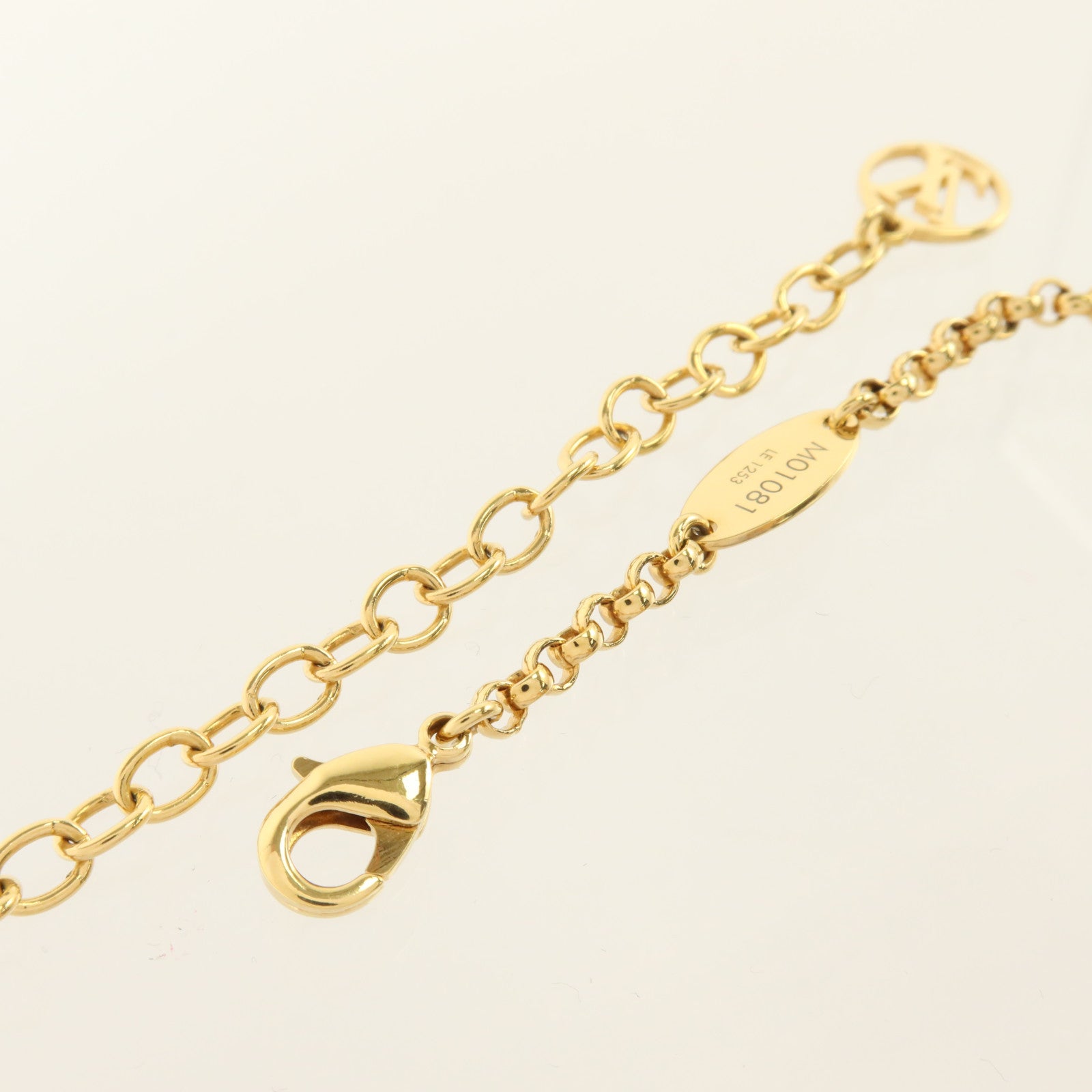LOUIS VUITTON PVC/金屬LV x YK Infinity Dots Necklace項鏈