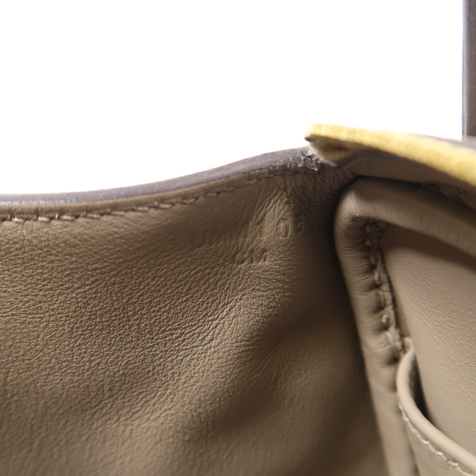 HERMES Clemence皮革Mini Lindy金扣手挽肩背兩用袋Trench