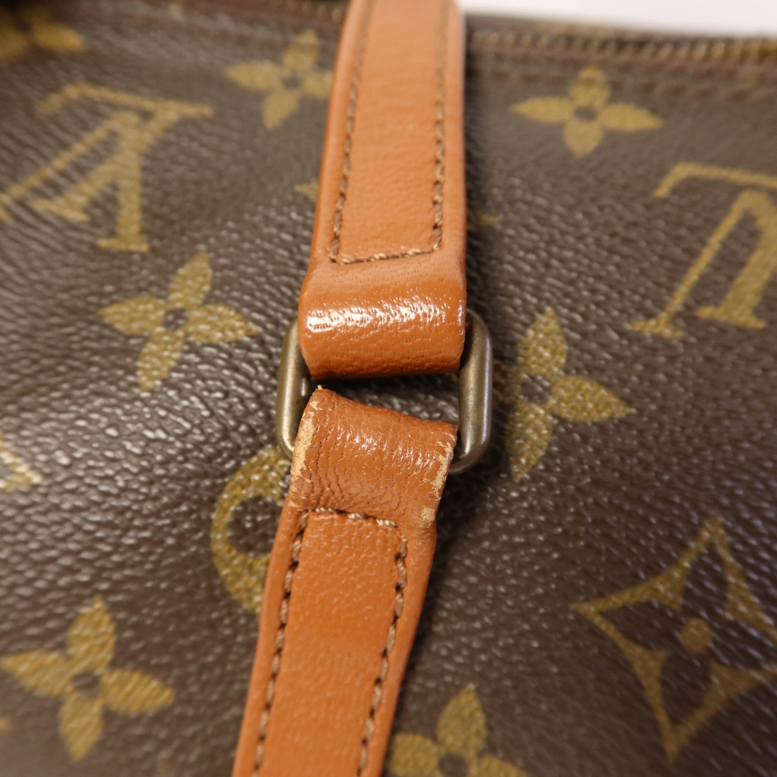 LOUIS VUITTON Monogram Papillon 30金扣手挽袋