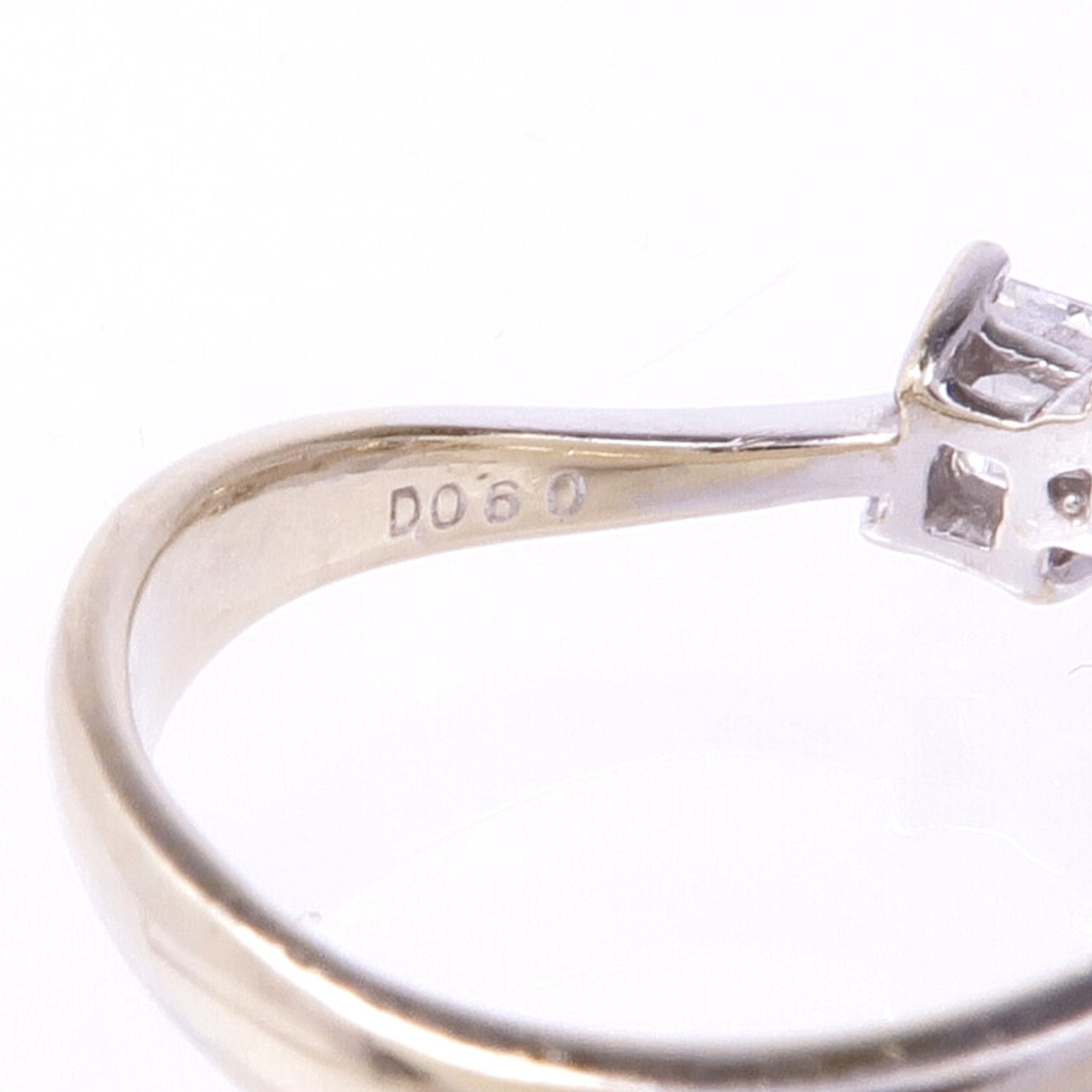 JEWELRY 【激減優惠】18K白金Diamond Ring鑽石戒指US#5