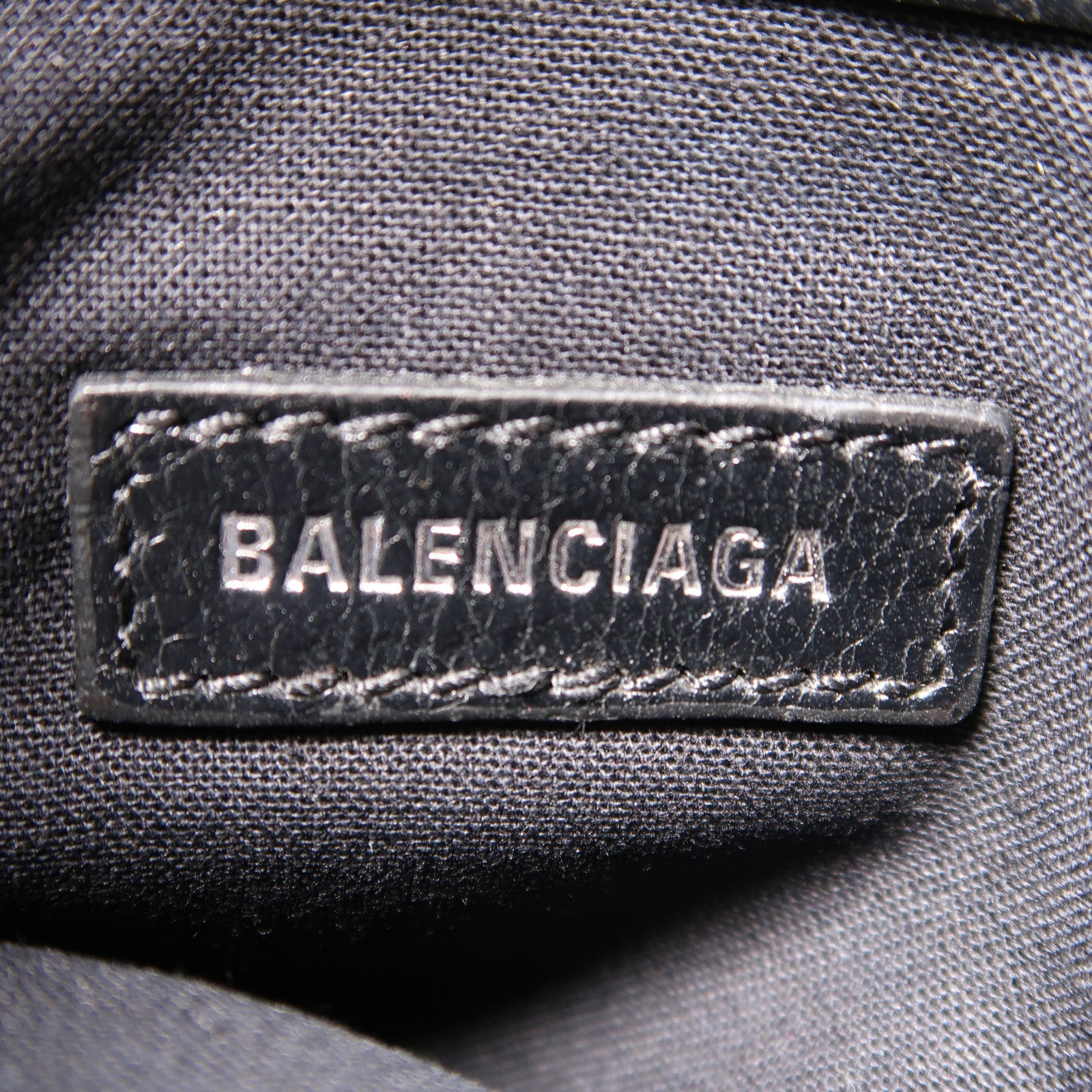 BALENCIAGA 牛皮皮革Shoulder Bag肩背袋黑色