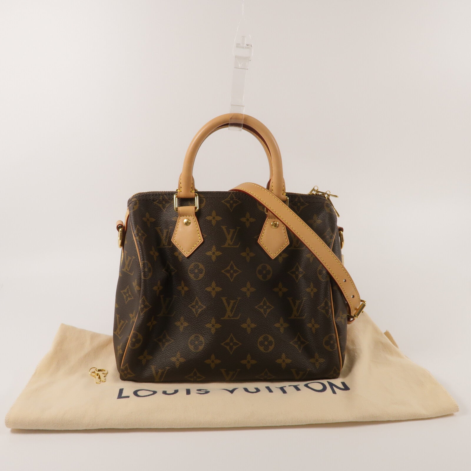 LOUIS VUITTON Monogram Speedy Bandouliere 25手挽肩背兩用袋