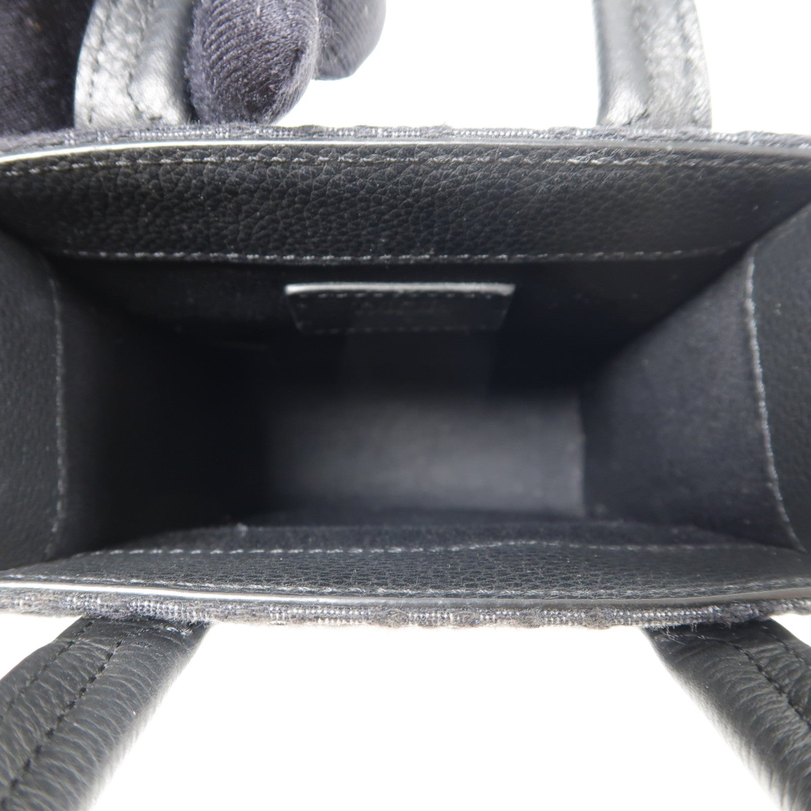 Dior 帆布Safari North-South Mini Tote Bag銀扣手挽肩背兩用袋