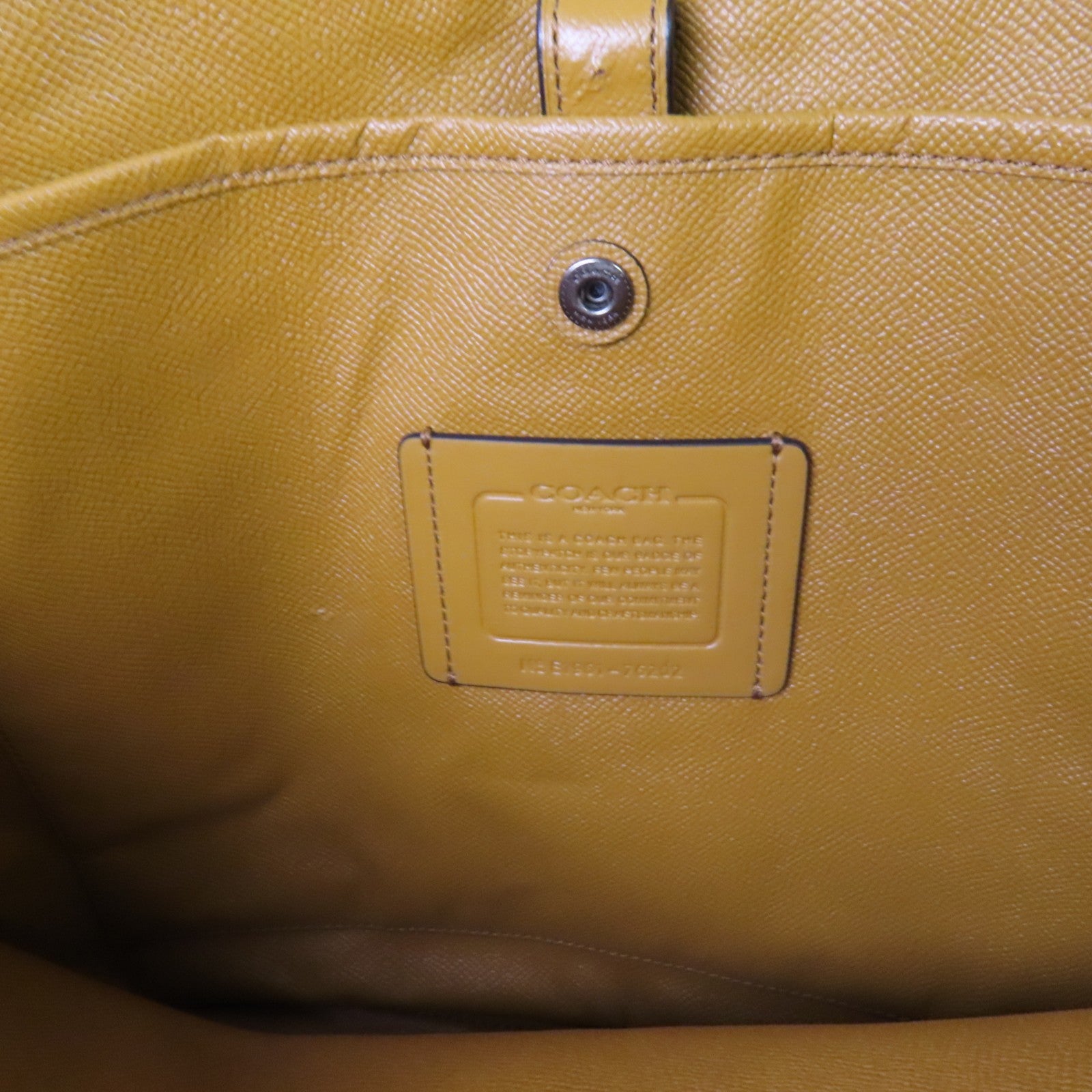 COACH 牛皮皮革2Way Shoulder Bag手挽肩背兩用袋