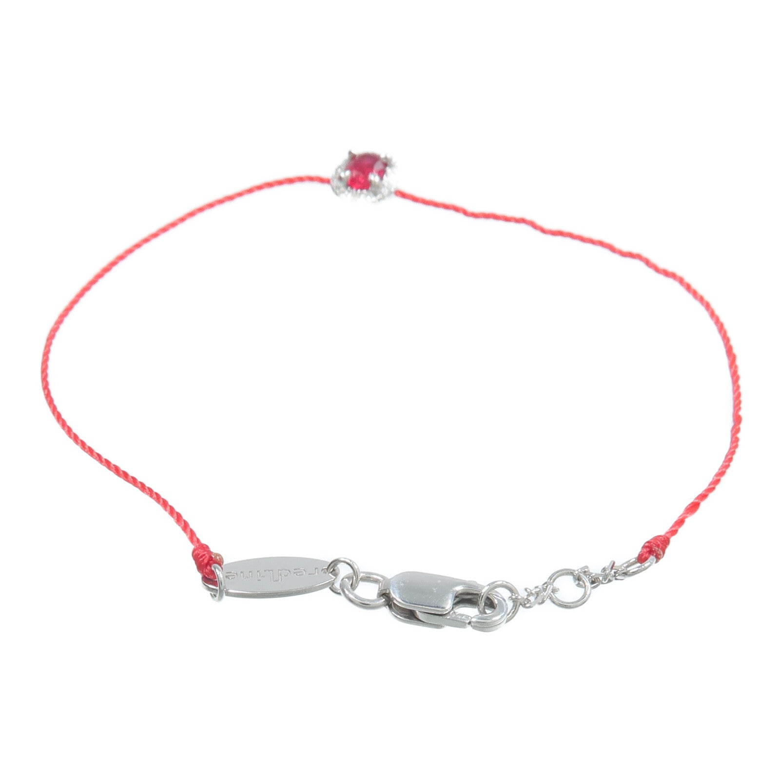 JEWELRY 18K白金Ruby Diamond Bracelet紅寶石鑽石手繩