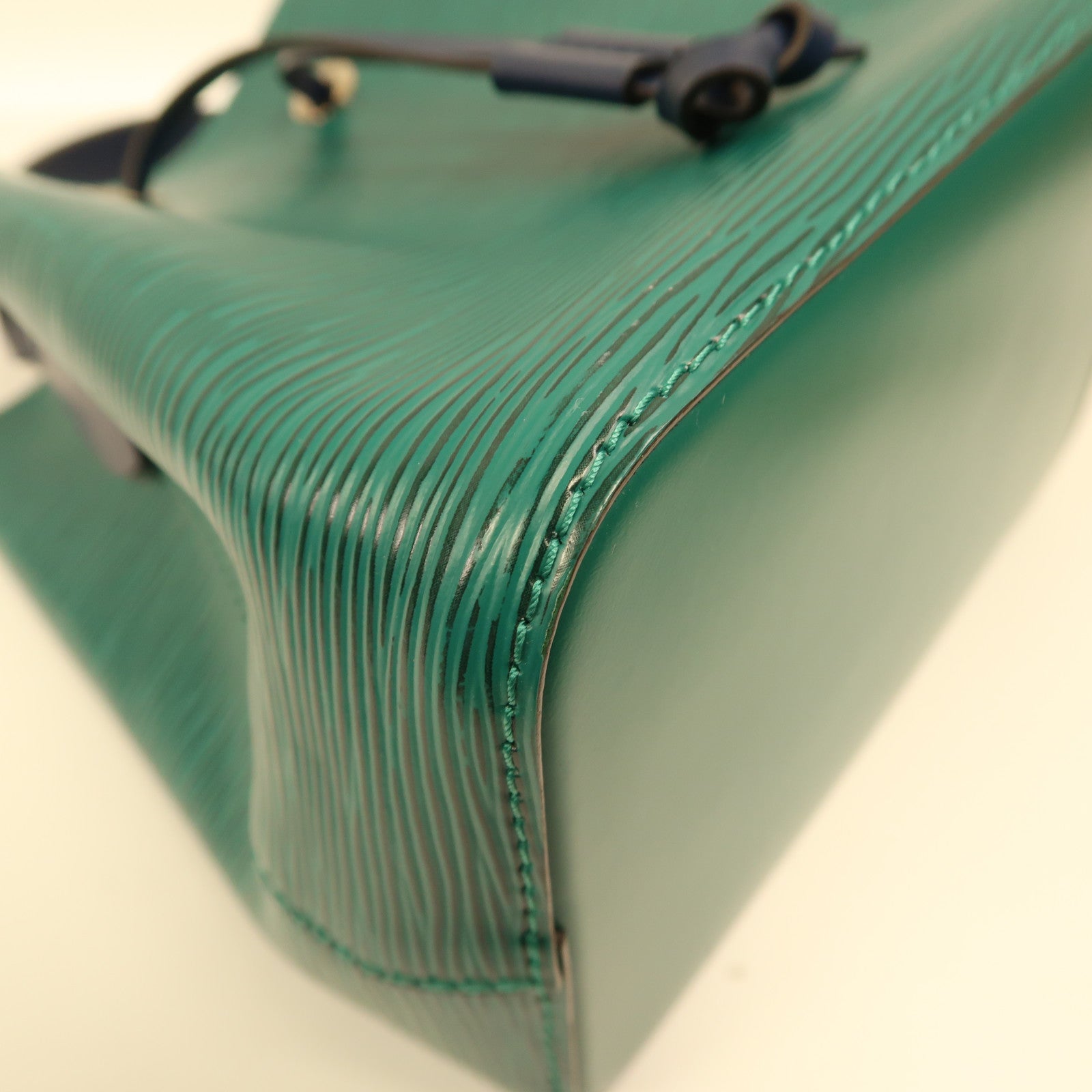 LOUIS VUITTON Epi Neo Noe BB銀扣手挽肩背兩用袋深藍色