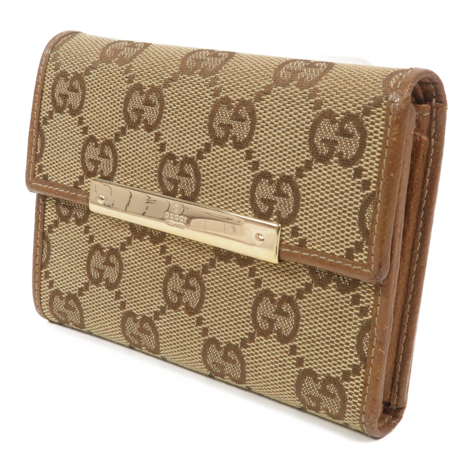 GUCCI 帆布Tri-fold Wallet錢包