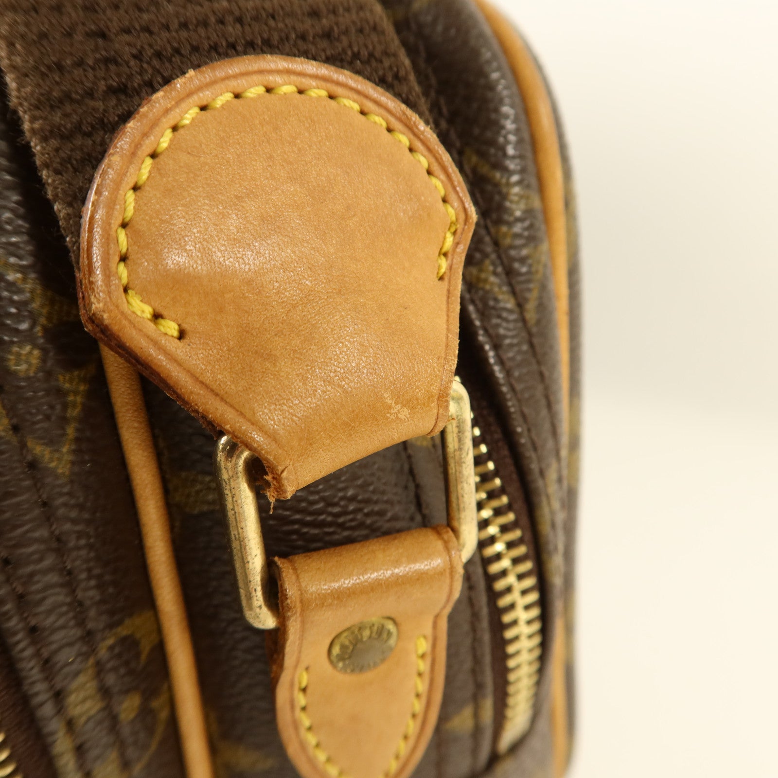 LOUIS VUITTON Monogram Reporter PM金扣肩背袋