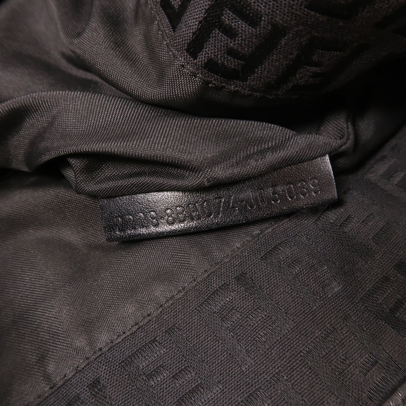 FENDI 帆布Shoulder Bag銀扣肩背袋啡色