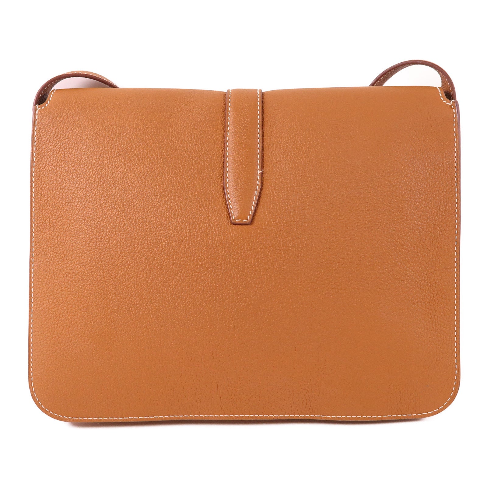 HERMES Togo皮革Steve Light Junior肩背袋37 Gold