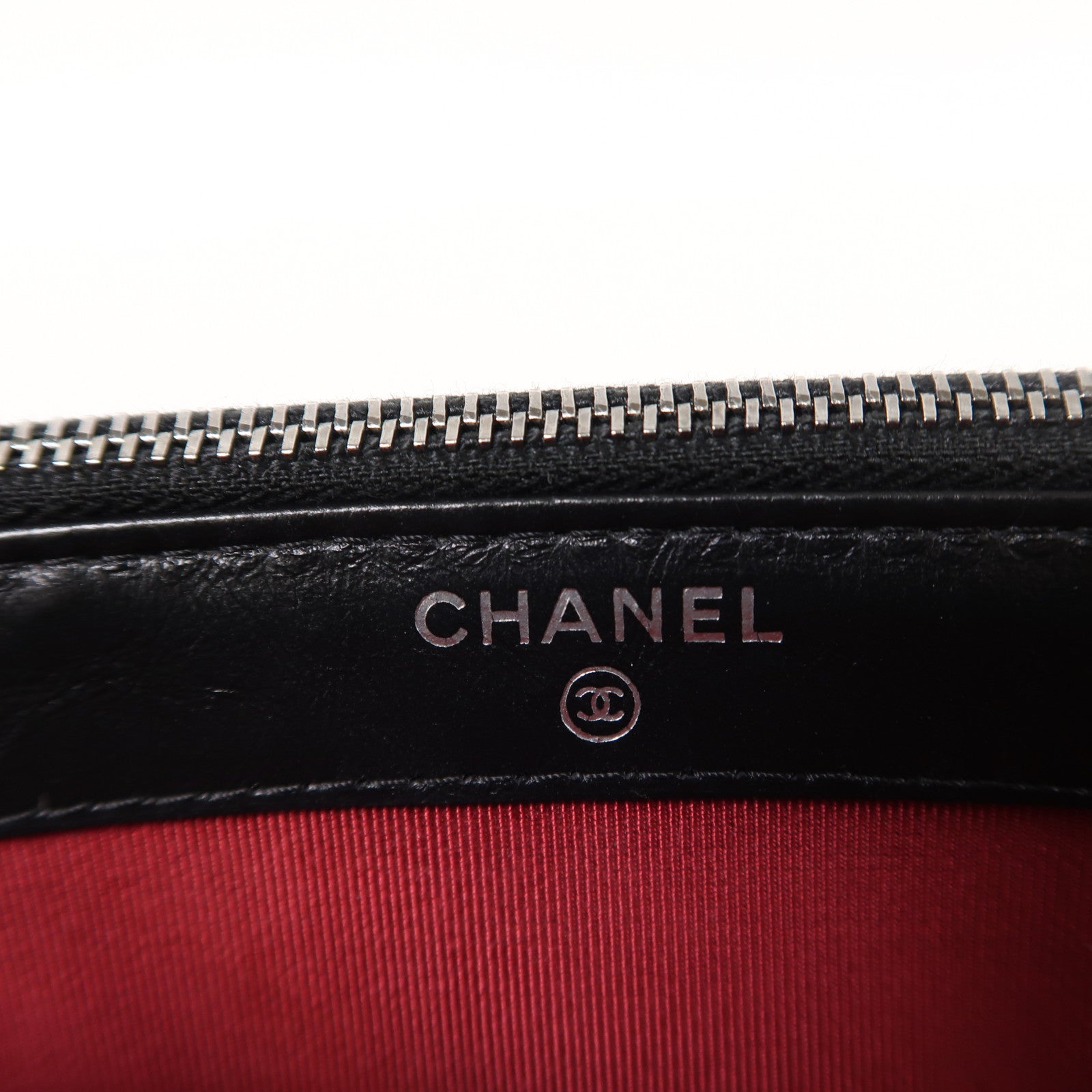 CHANEL 【激減優惠】菱格牛皮皮革Gabrielle Wallet On Chain鏈帶肩背袋黑色