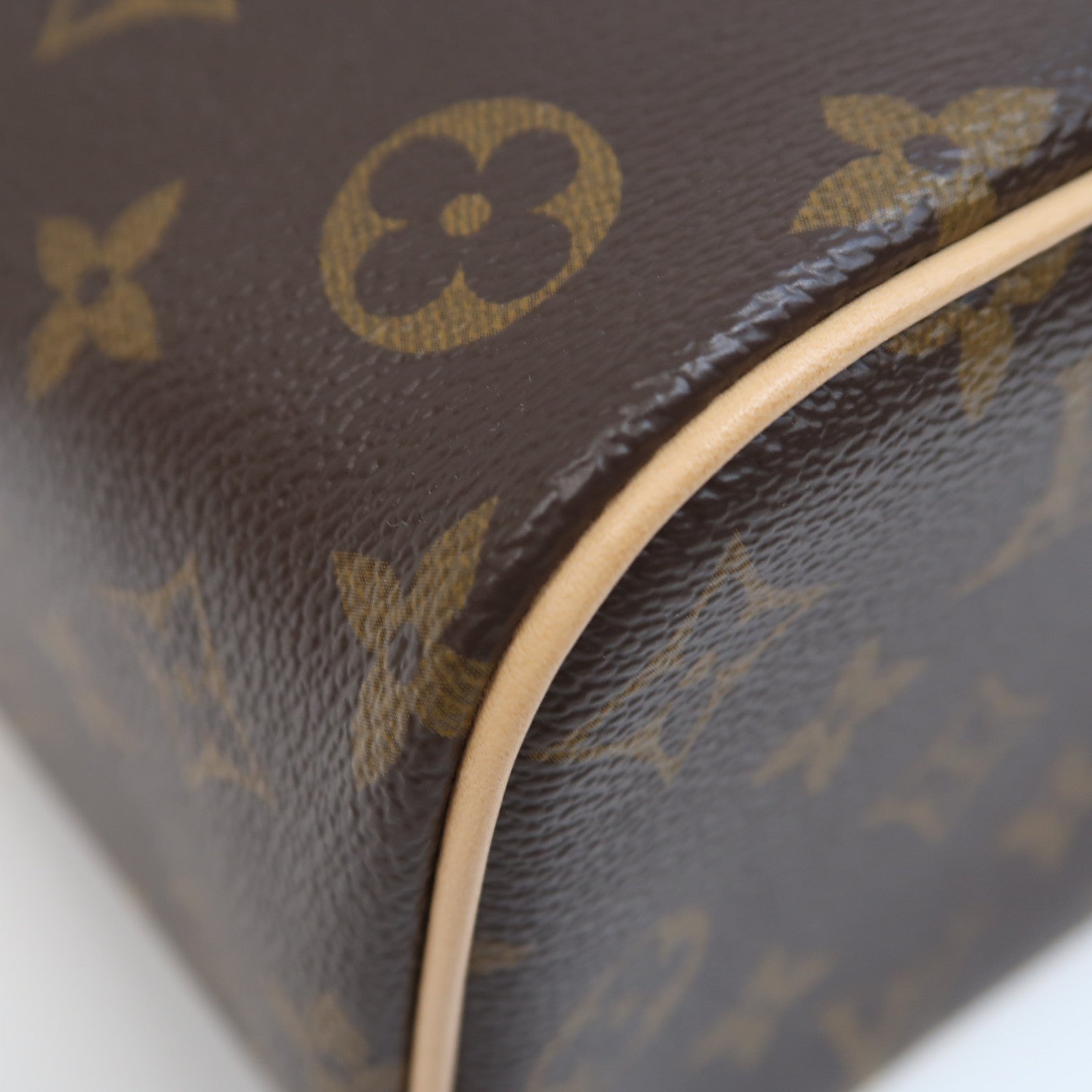 LOUIS VUITTON Monogram Nice Mini金扣手挽袋啡色